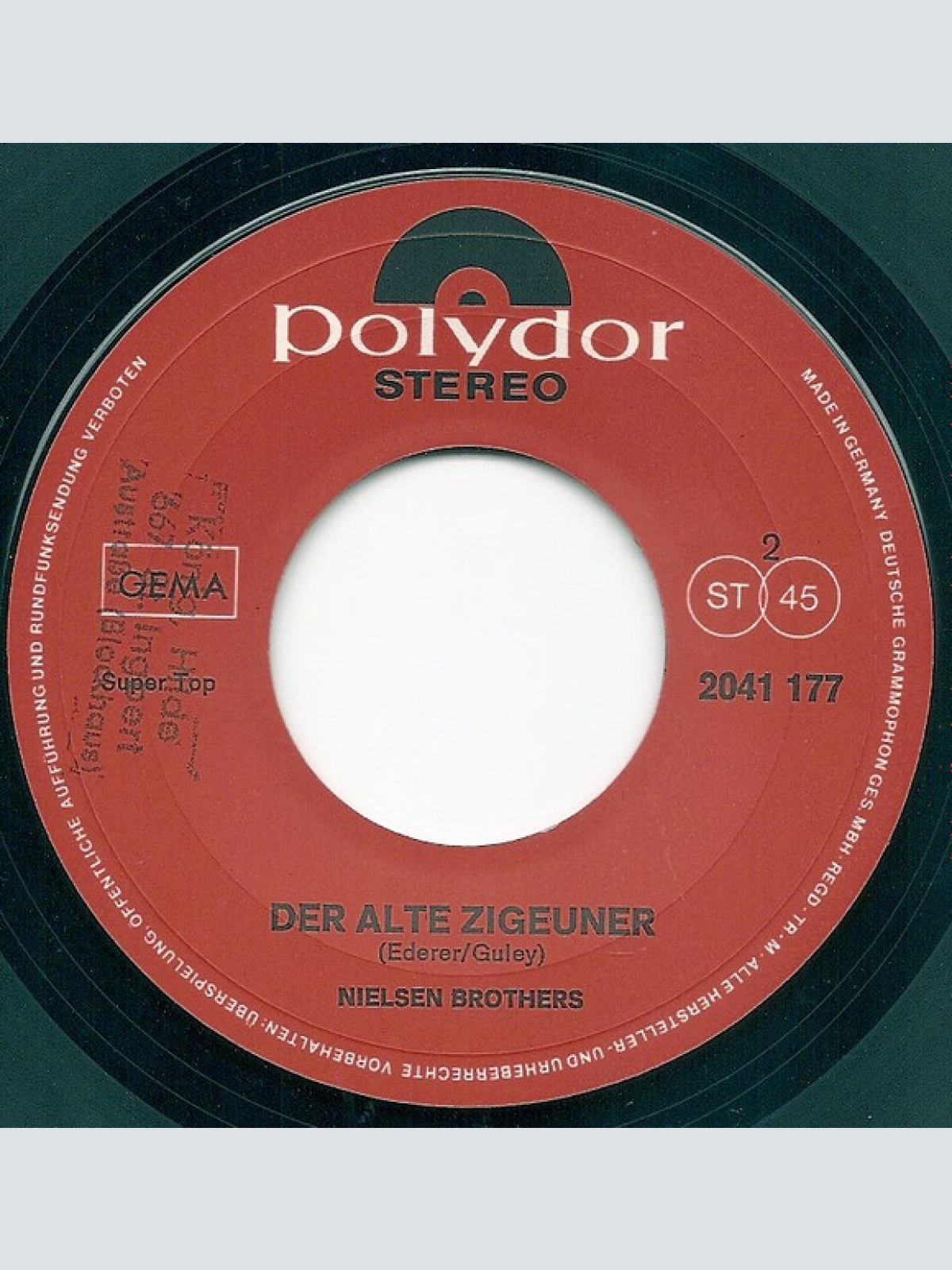 Vinyl / Nielsen Brothers* - Das Schönste Mädchen / Der Alte Zigeuner