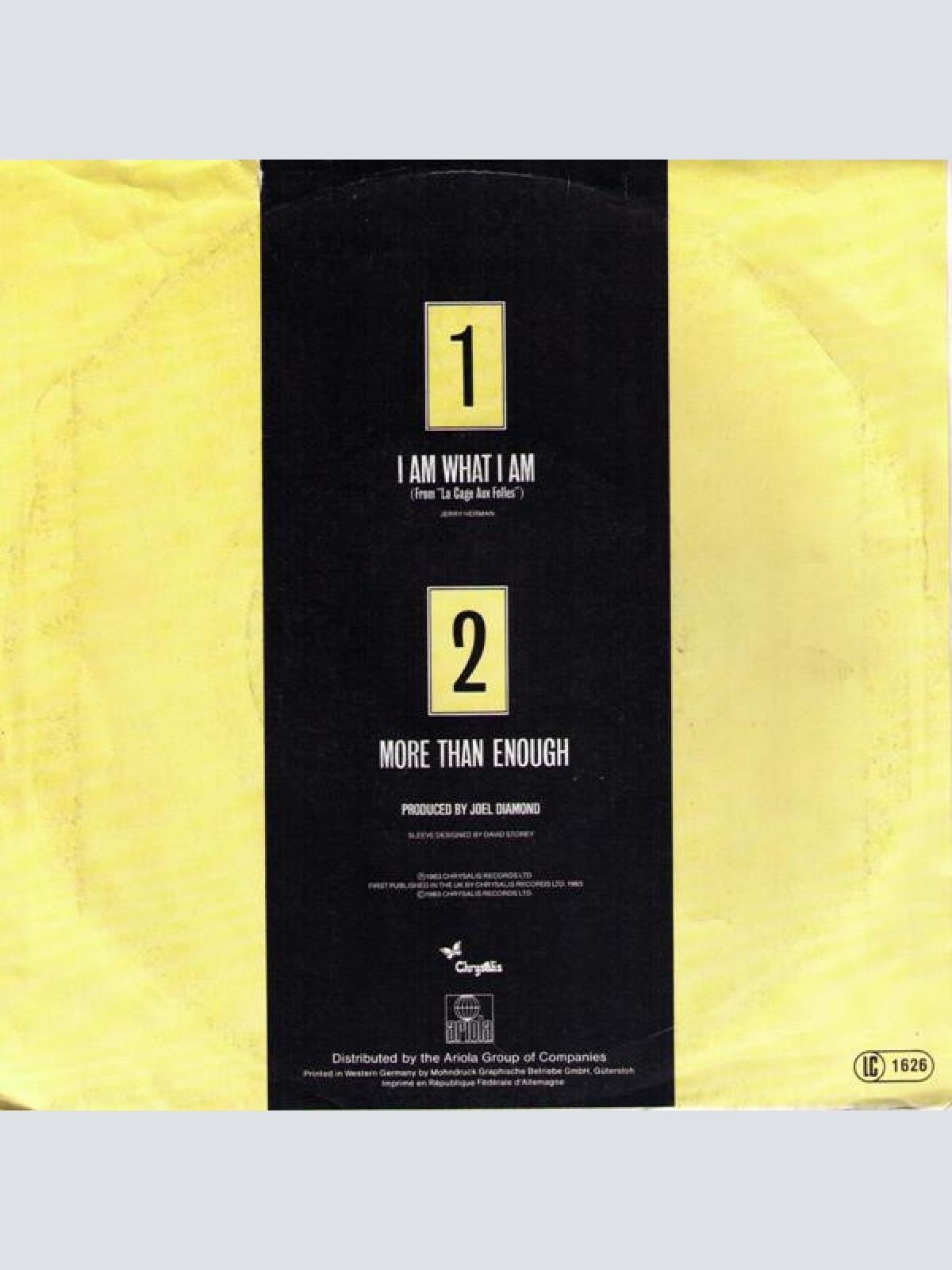 Vinyl / Gloria Gaynor - I Am What I Am