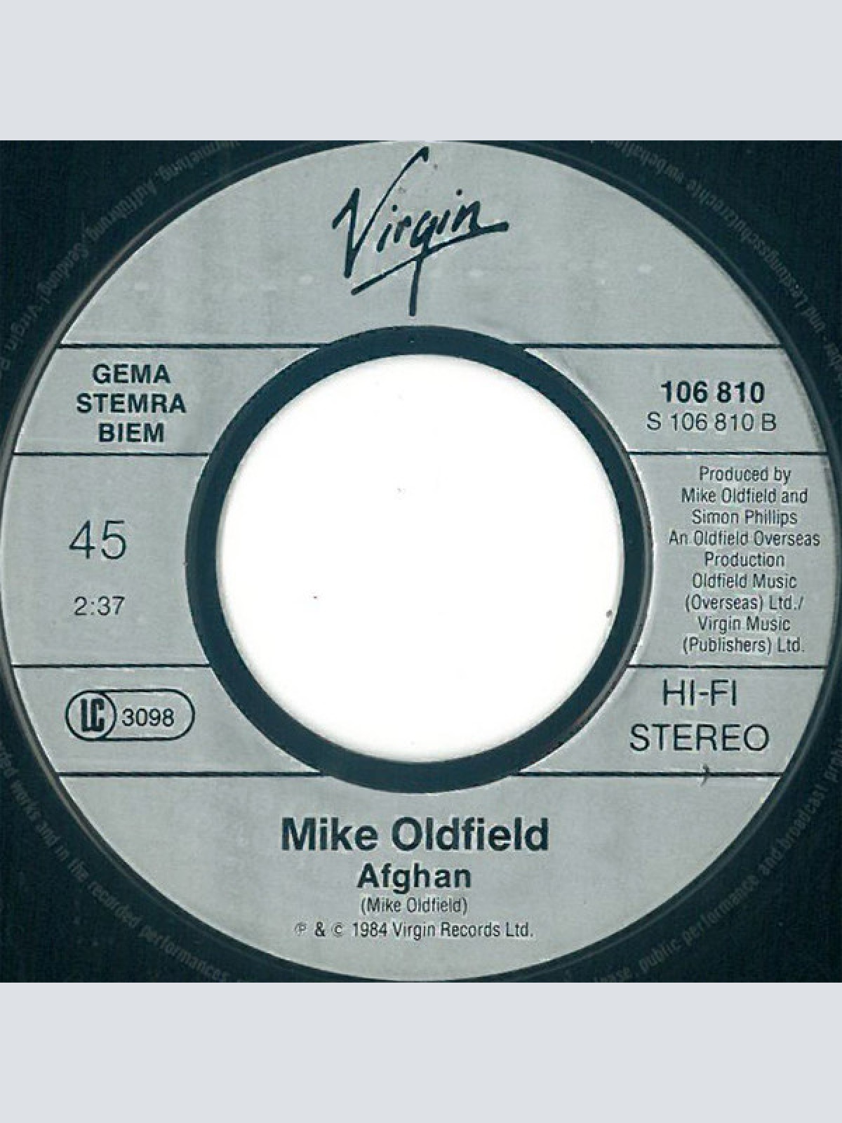 Vinyl / Mike Oldfield - Tricks Of The Light