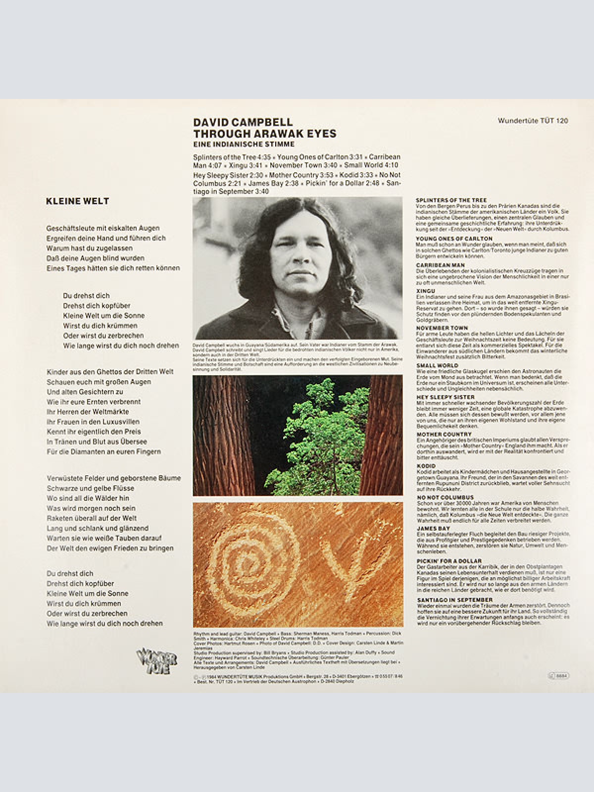 Vinyl / David Campbell (11) - Through Arawak Eyes - Eine Indianische Stimme