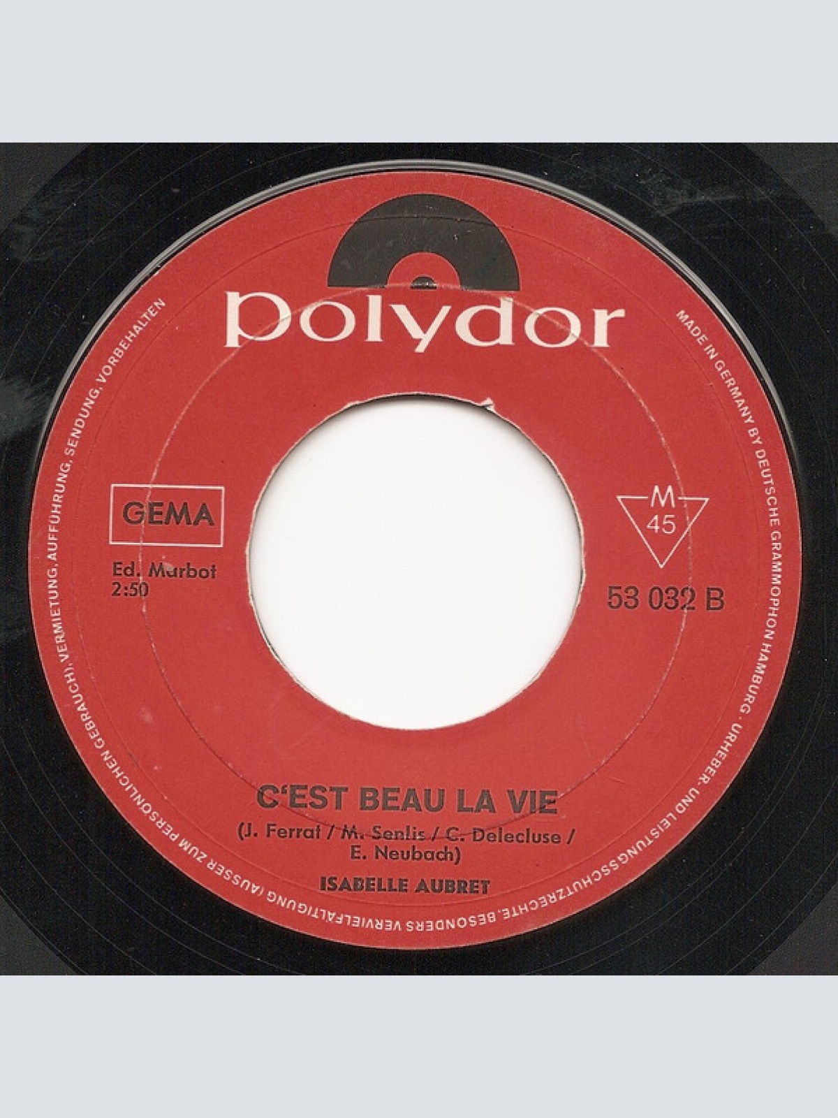 Vinyl / Isabelle Aubert* - Such Mich Dort, Wo Die Sonne Scheint