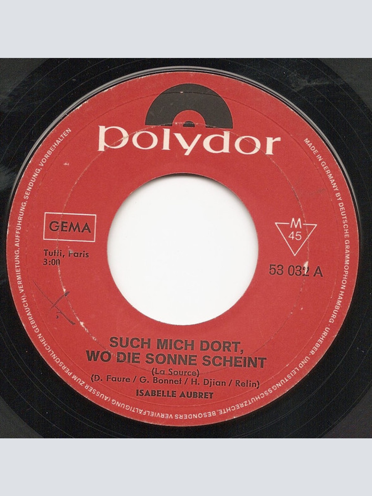 Vinyl / Isabelle Aubert* - Such Mich Dort, Wo Die Sonne Scheint