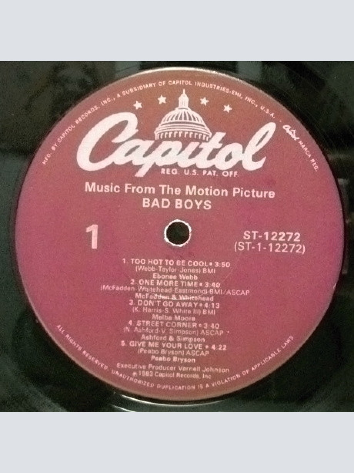 Vinyl / Various - Bad Boys - Music From The Motion Picture