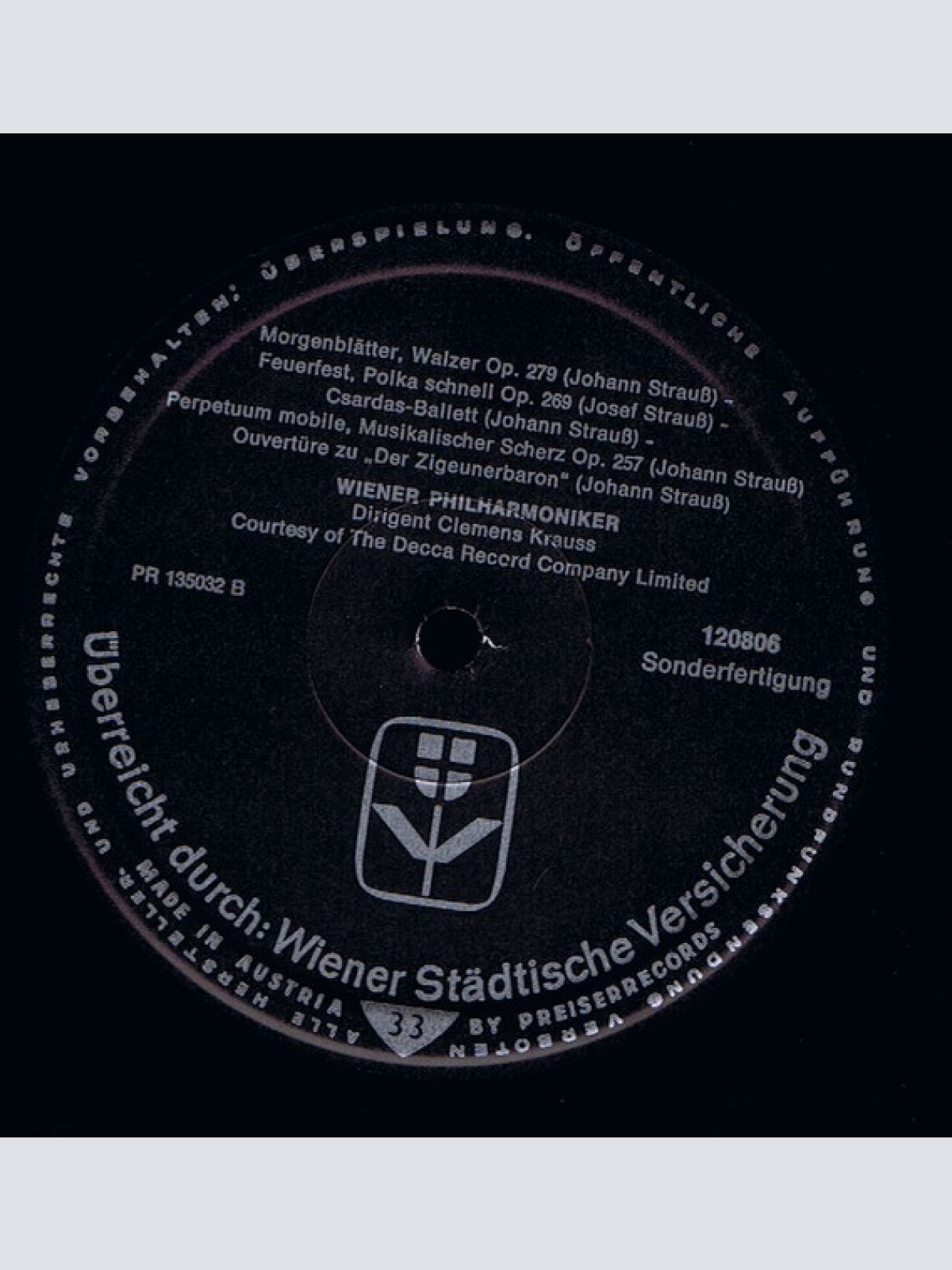 Vinyl / Wiener Philharmoniker, Clemens Krauss - Neujahr In Wien