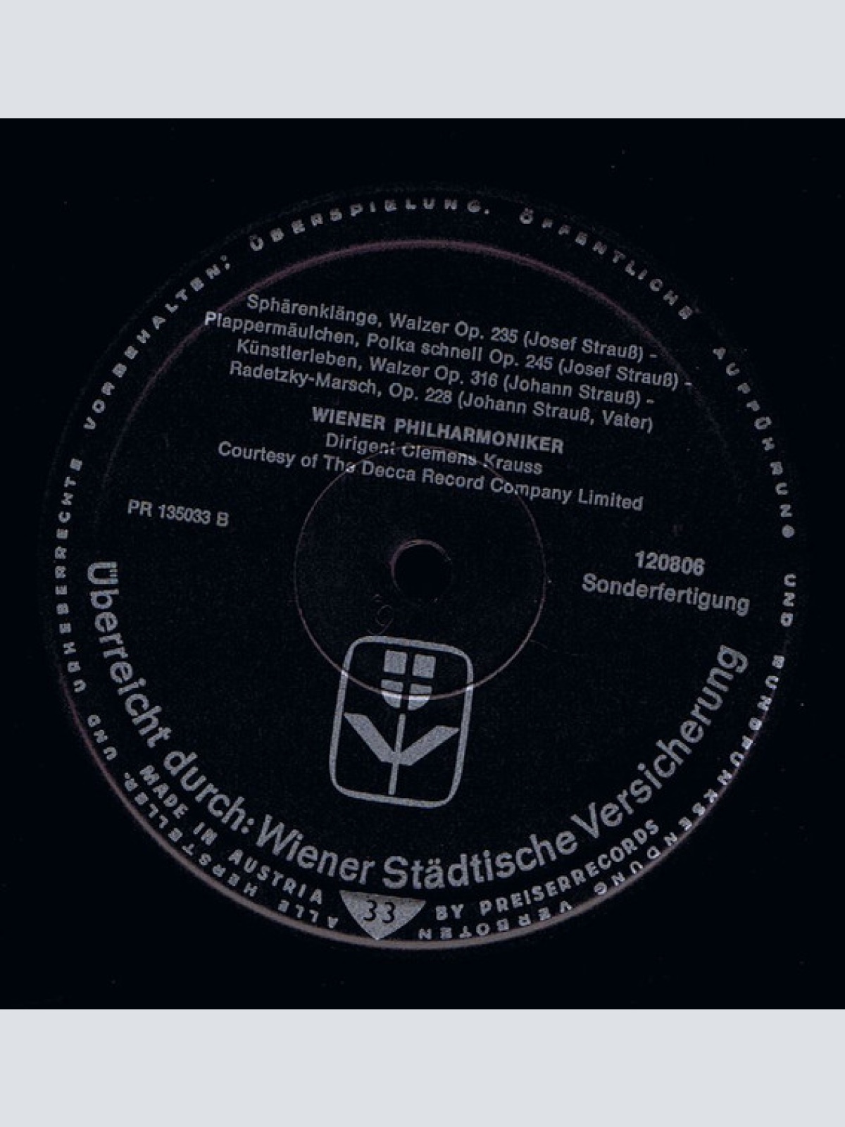 Vinyl / Wiener Philharmoniker, Clemens Krauss - Neujahr In Wien