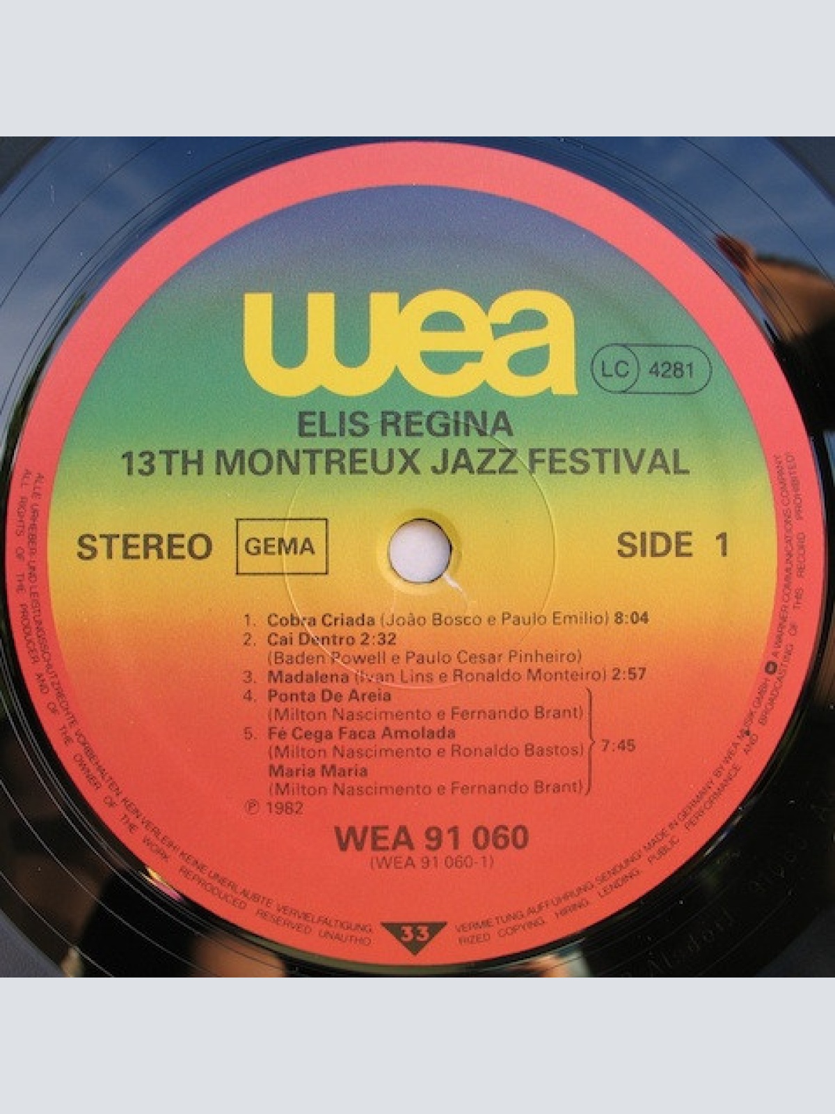 Vinyl / Elis Regina - Montreux Jazz Festival