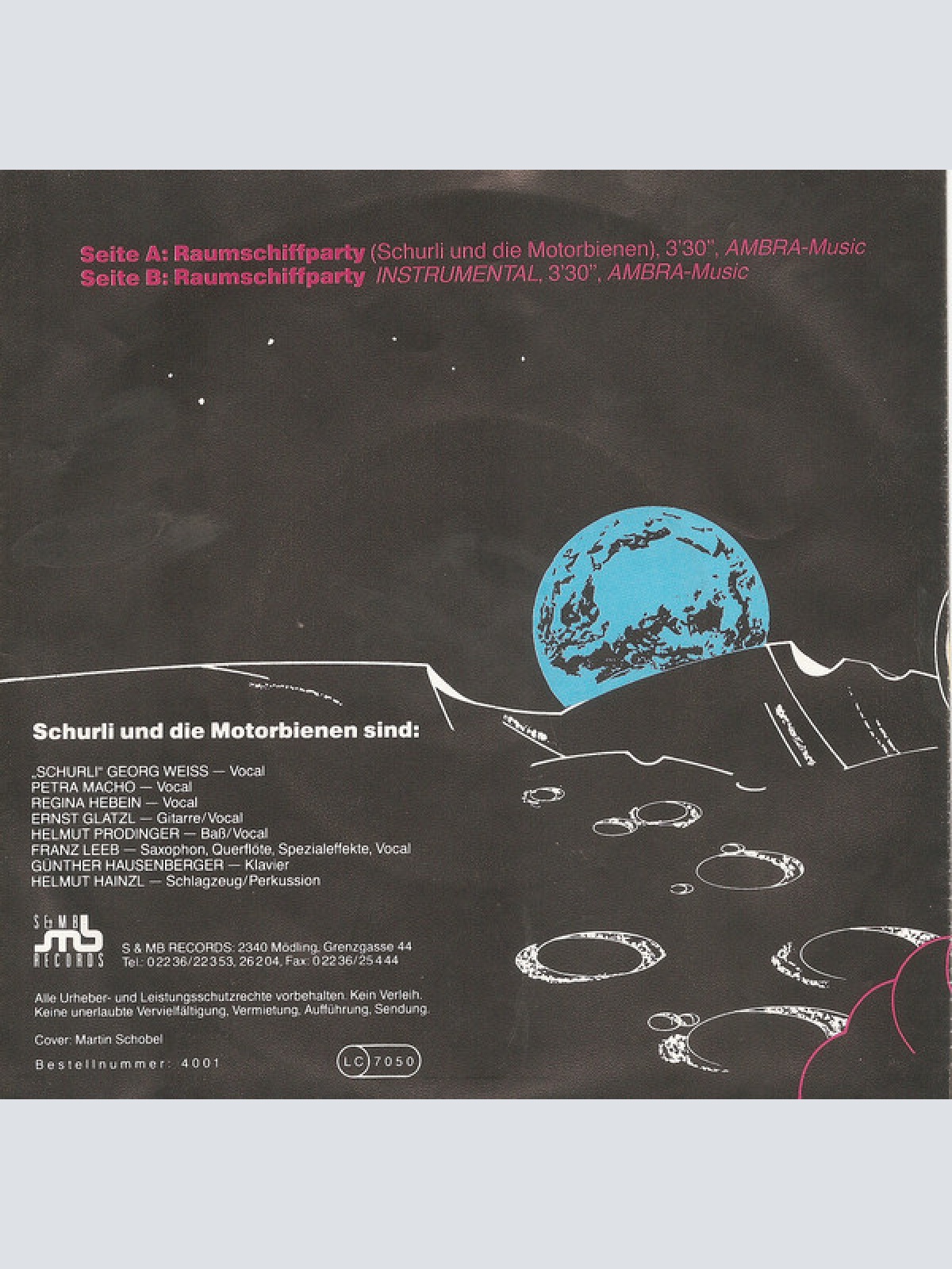 Vinyl / Schurli Und Die Motorbienen* - Raumschiffparty