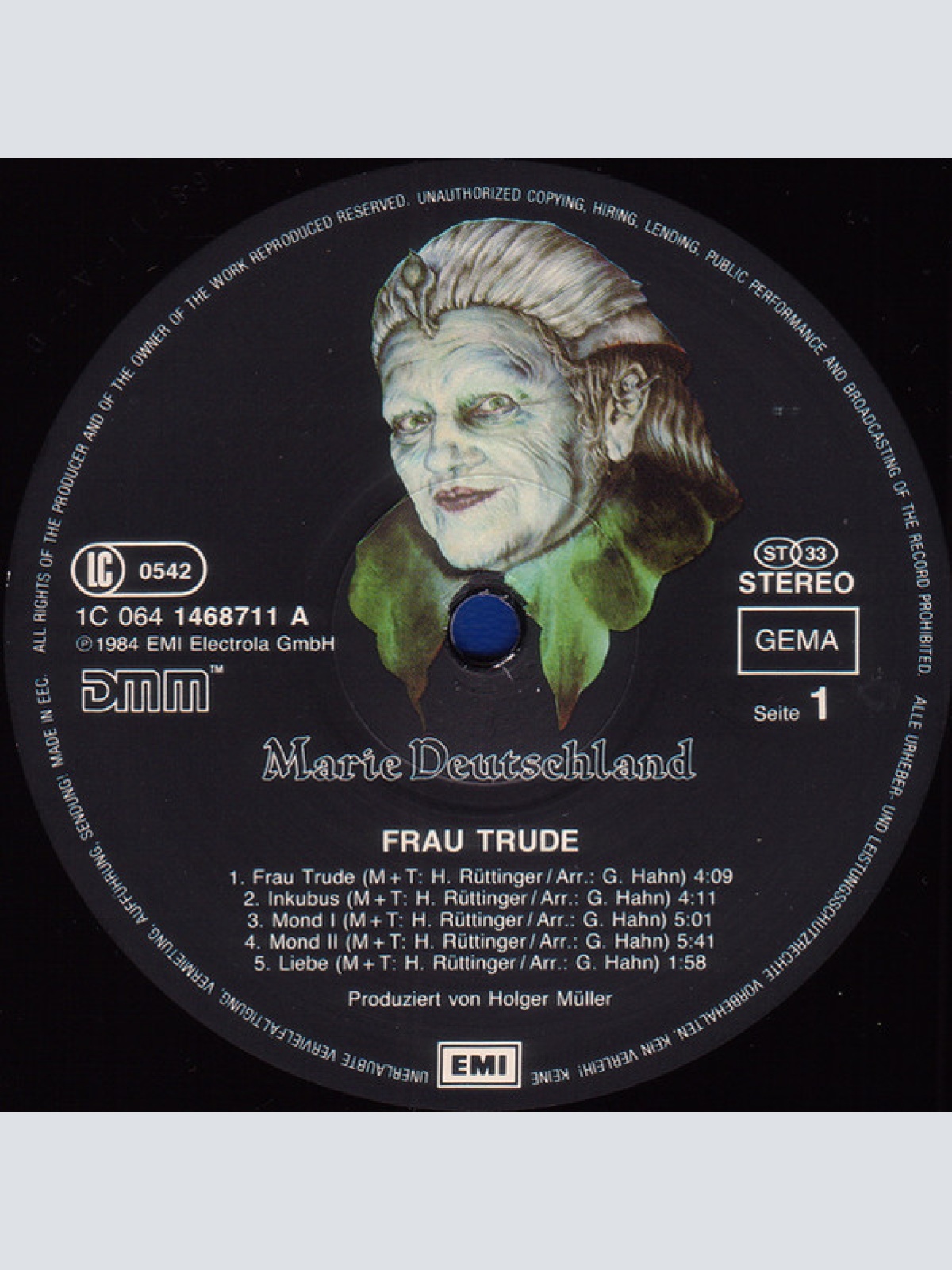 Vinyl / Marie Deutschland - Frau Trude