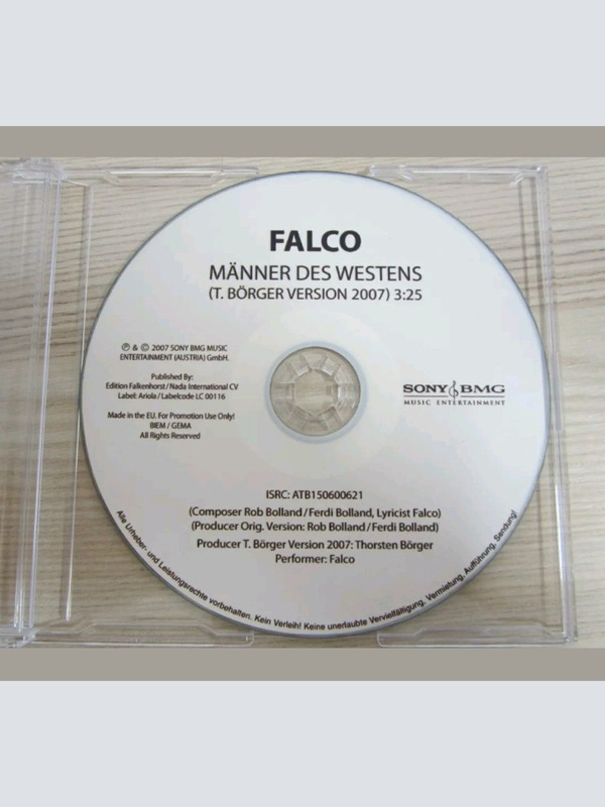 CD / Falco - Männer Des Westens (T. Börger Version 2007)