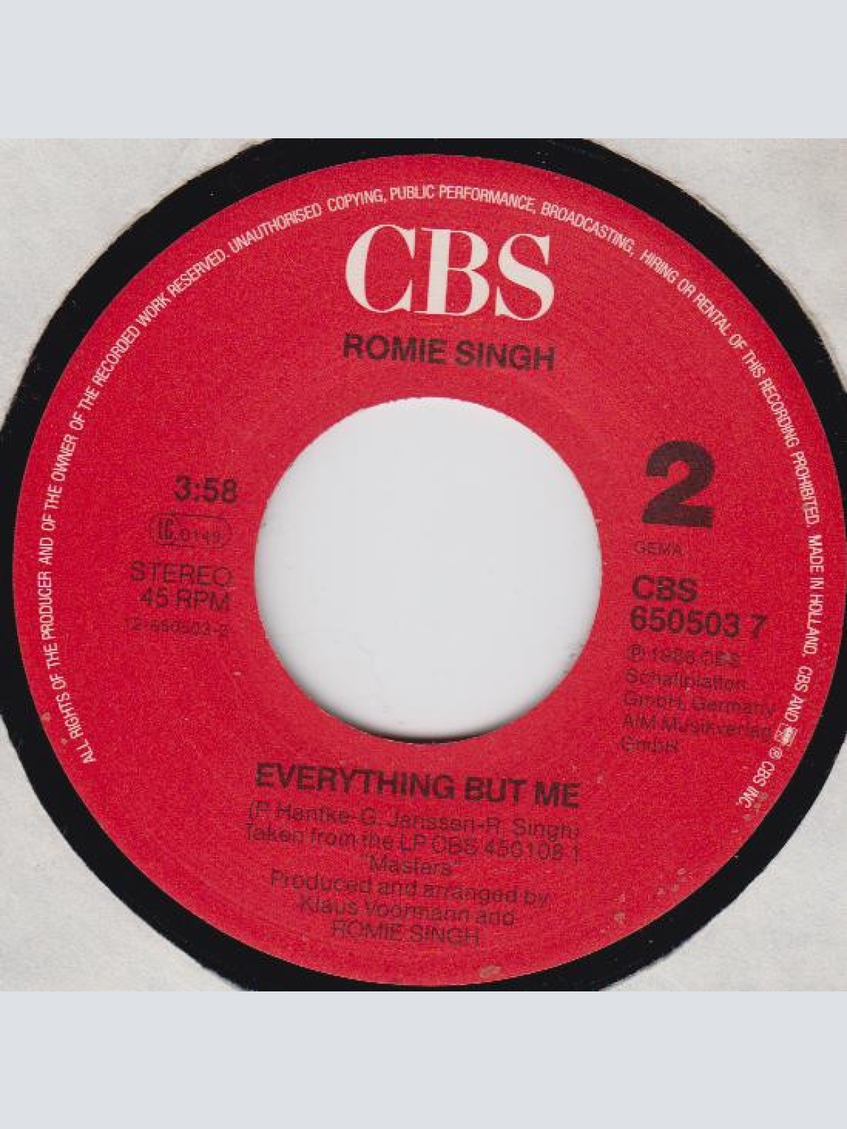 Vinyl / Romie Singh - Train Trax