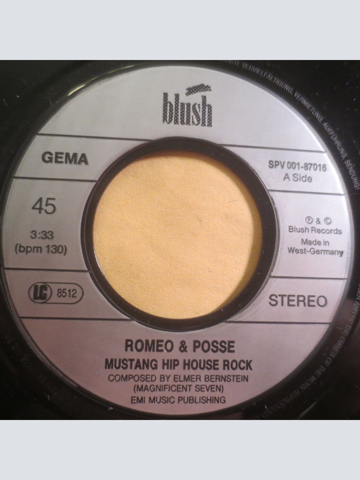 Vinyl / Romeo & Posse - Mustang Hip House Rock