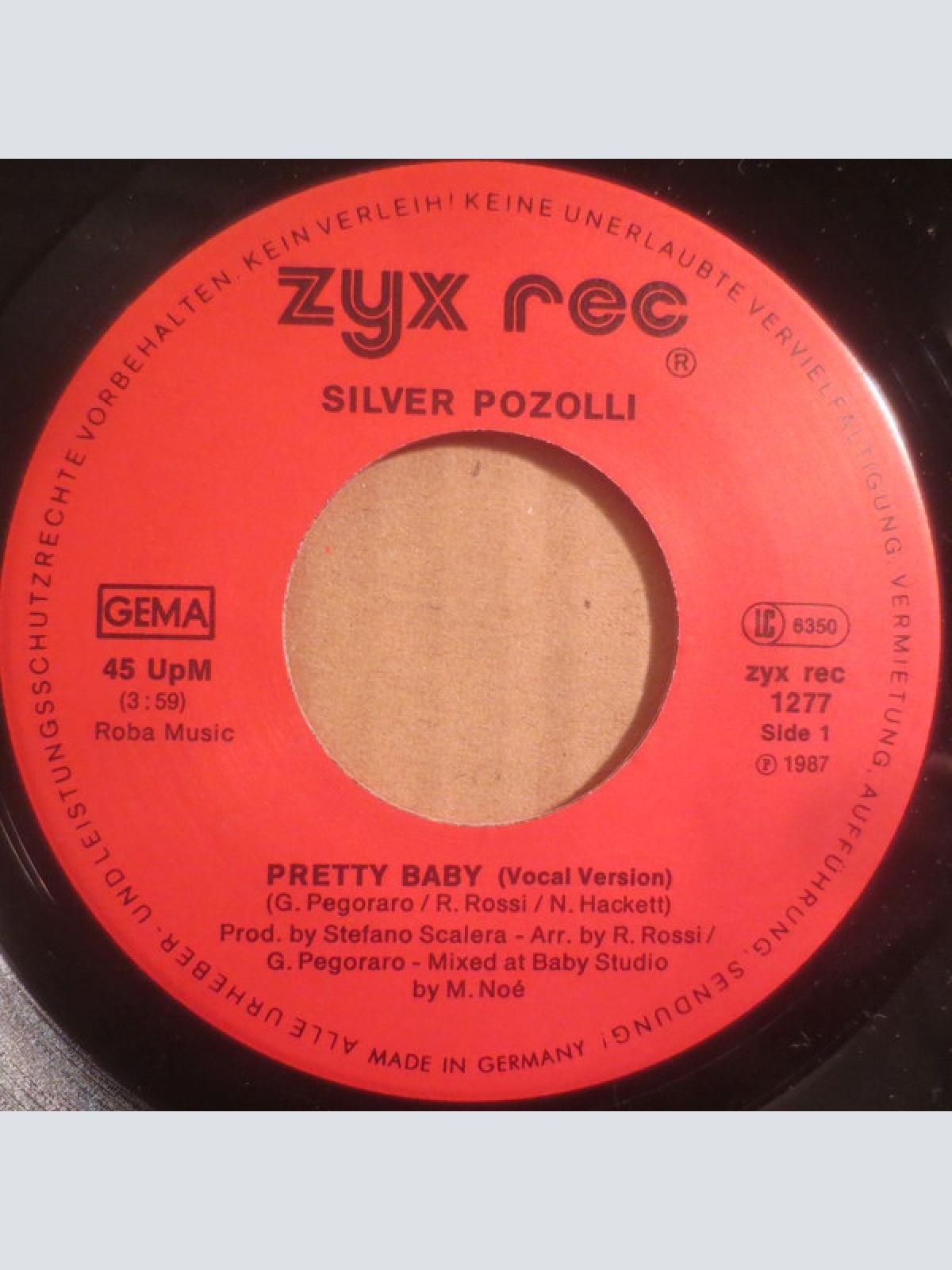 Vinyl / Silver Pozzoli* - Pretty Baby