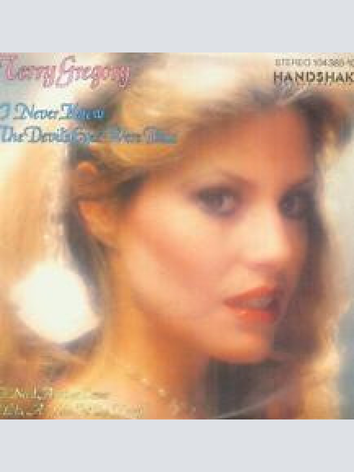 Vinyl / Terry Gregory - I Never Knew The Devil's Eyes Were Blue / I Need Another Lover (Like A Hole In The Heart)