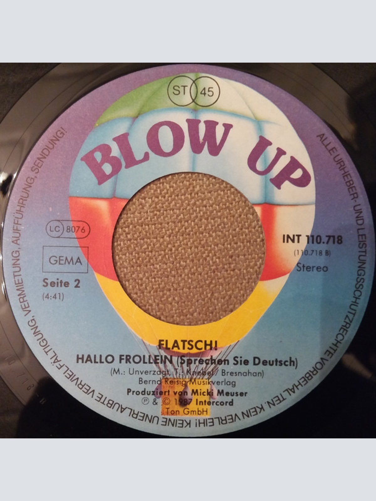 Vinyl / Flatsch! - Rambo