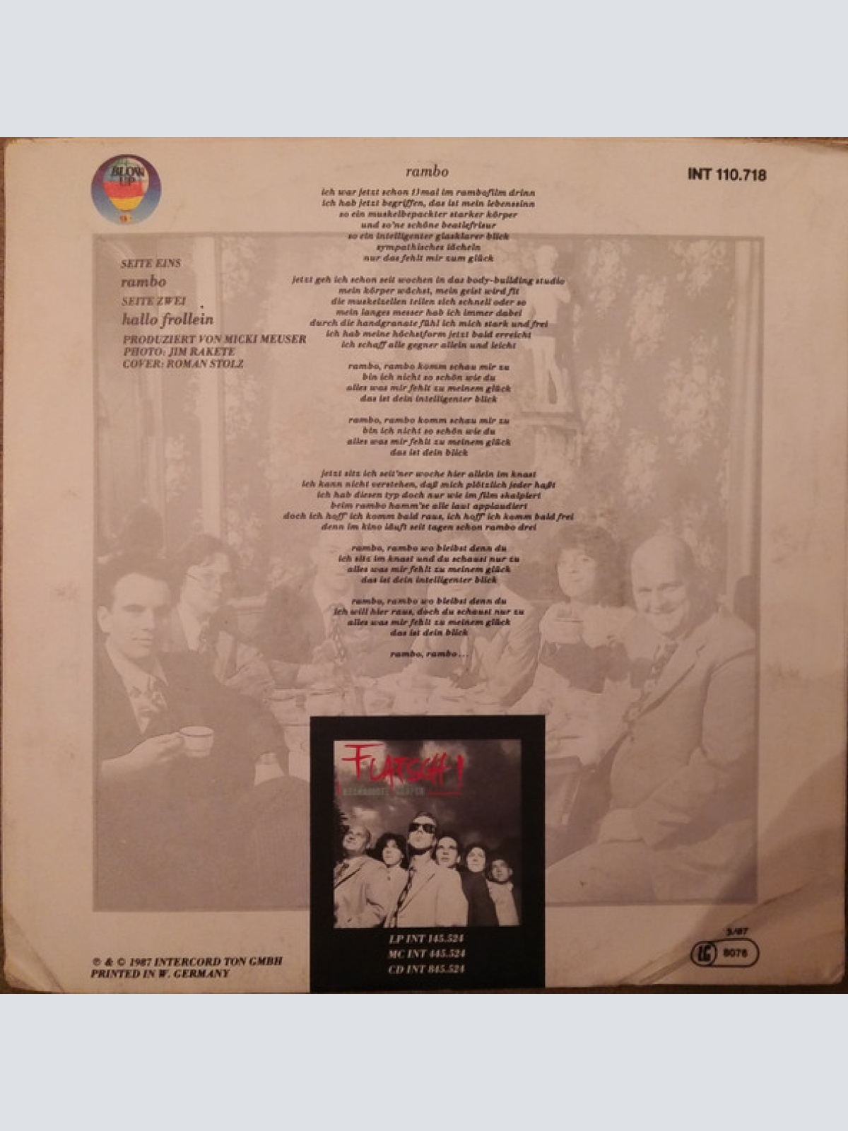 Vinyl / Flatsch! - Rambo