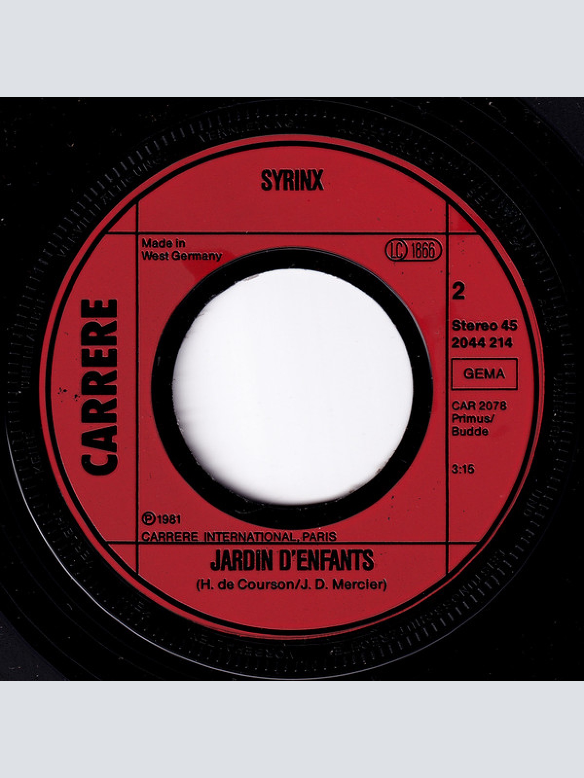 Vinyl / Syrinx (7) - Alexandra