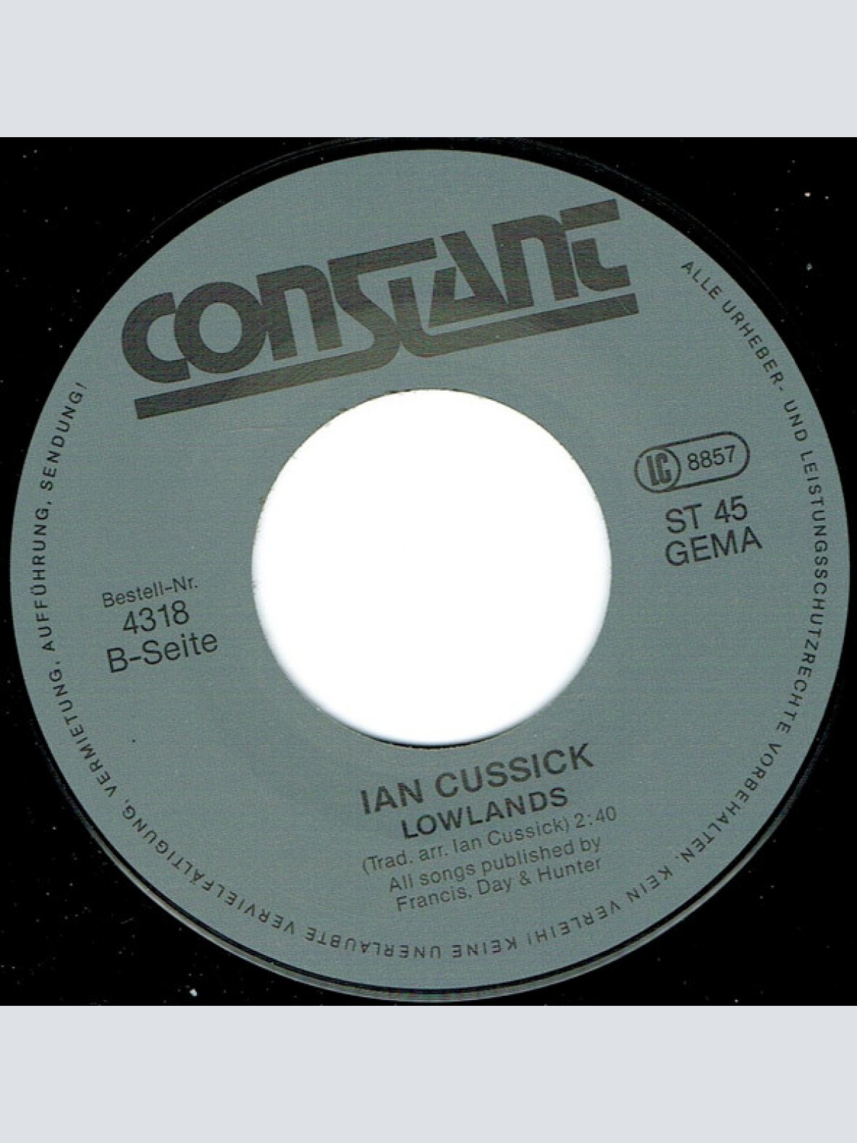 Vinyl / Ian Cussick - Treasure Island