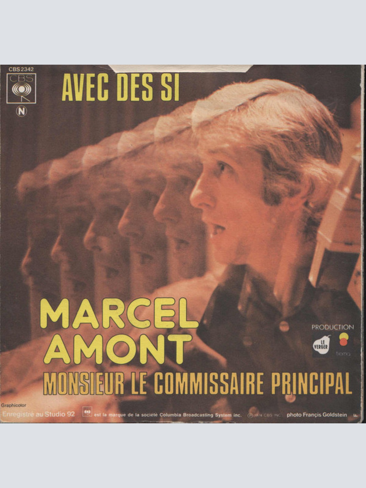 Vinyl / Marcel Amont - Monsieur Le Commissaire Principal