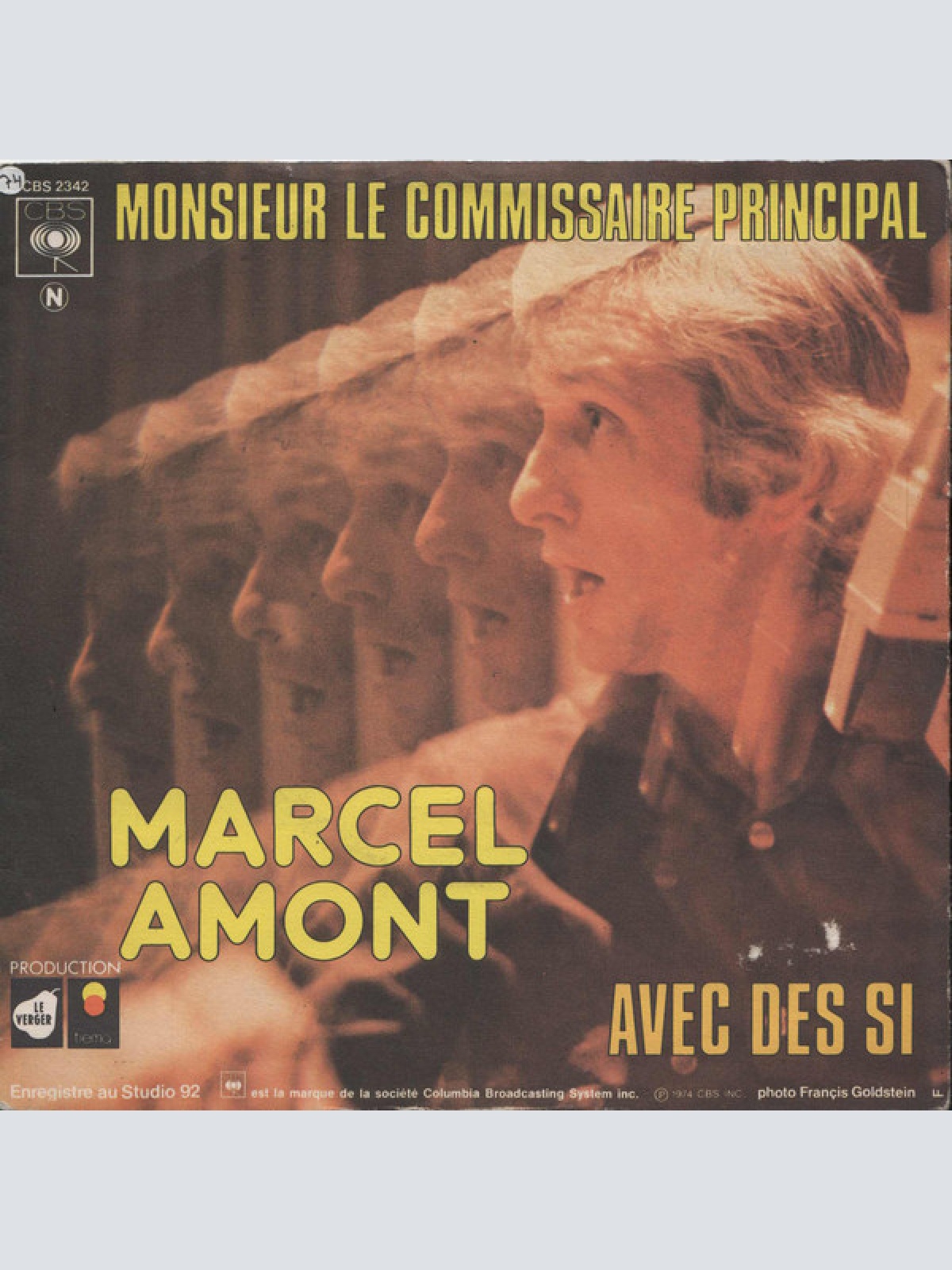 Vinyl / Marcel Amont - Monsieur Le Commissaire Principal