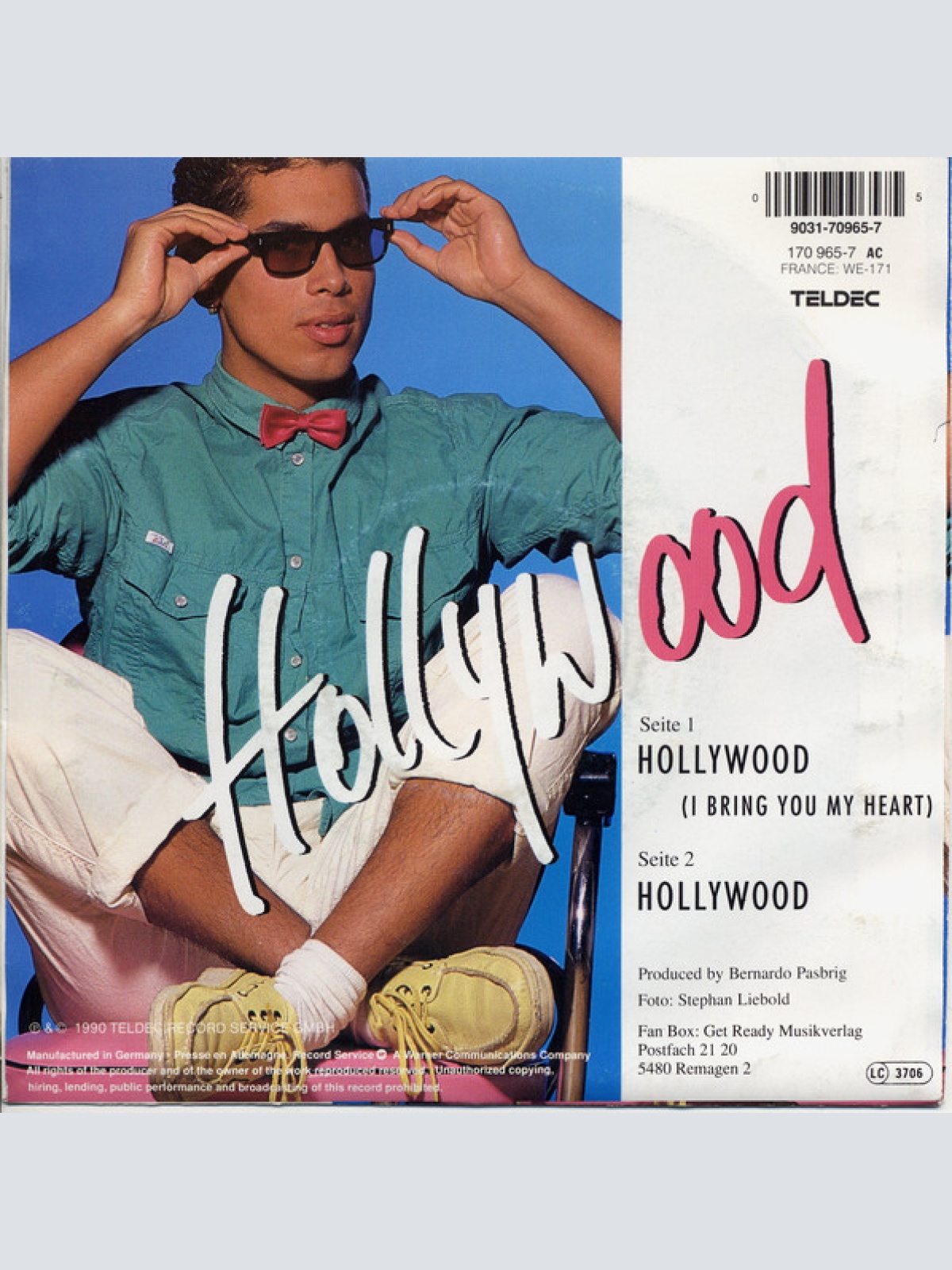 Vinyl / Del Garrett - Hollywood (I Bring You My Heart)