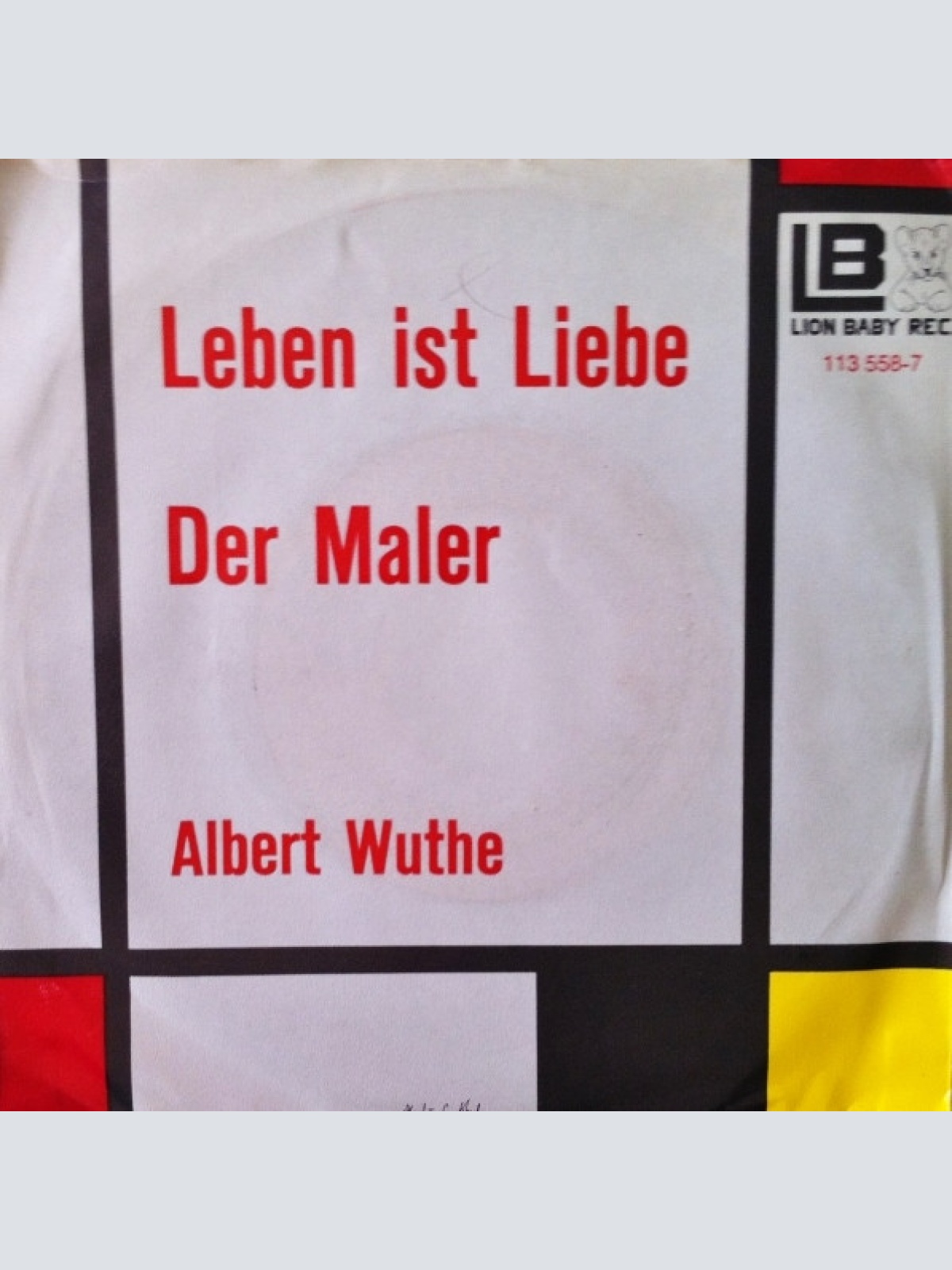 Vinyl / Albert Wuthe - Leben Ist Liebe / Der Maler