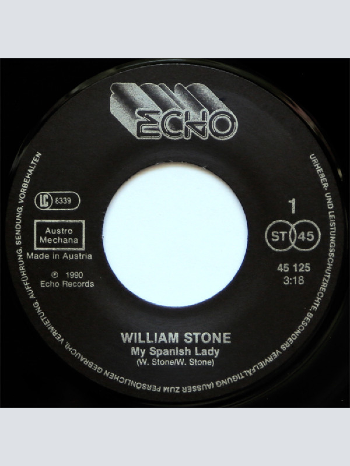 Vinyl / William Stone (4) - My Spanish Lady