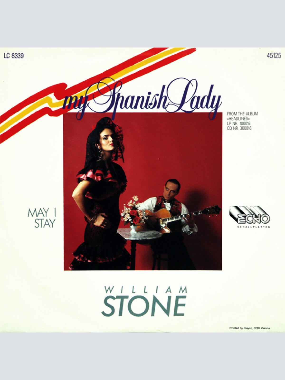 Vinyl / William Stone (4) - My Spanish Lady
