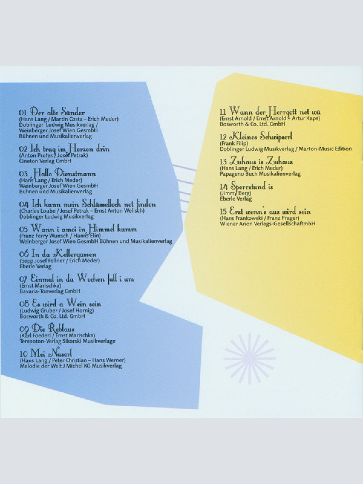 CD / Ambros* - Ambros Singt Moser ''Der Alte Sünder''