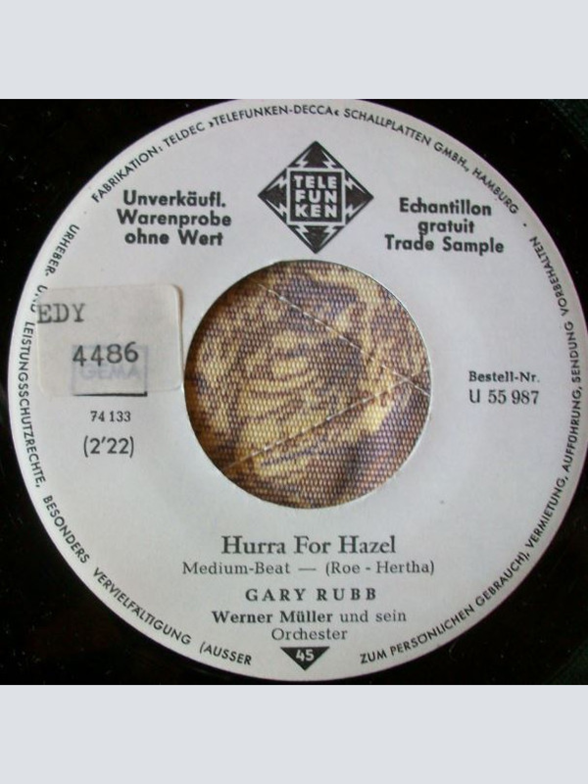 Vinyl / Gary Rubb - Hurra For Hazel / Und Daheim Wartest Du