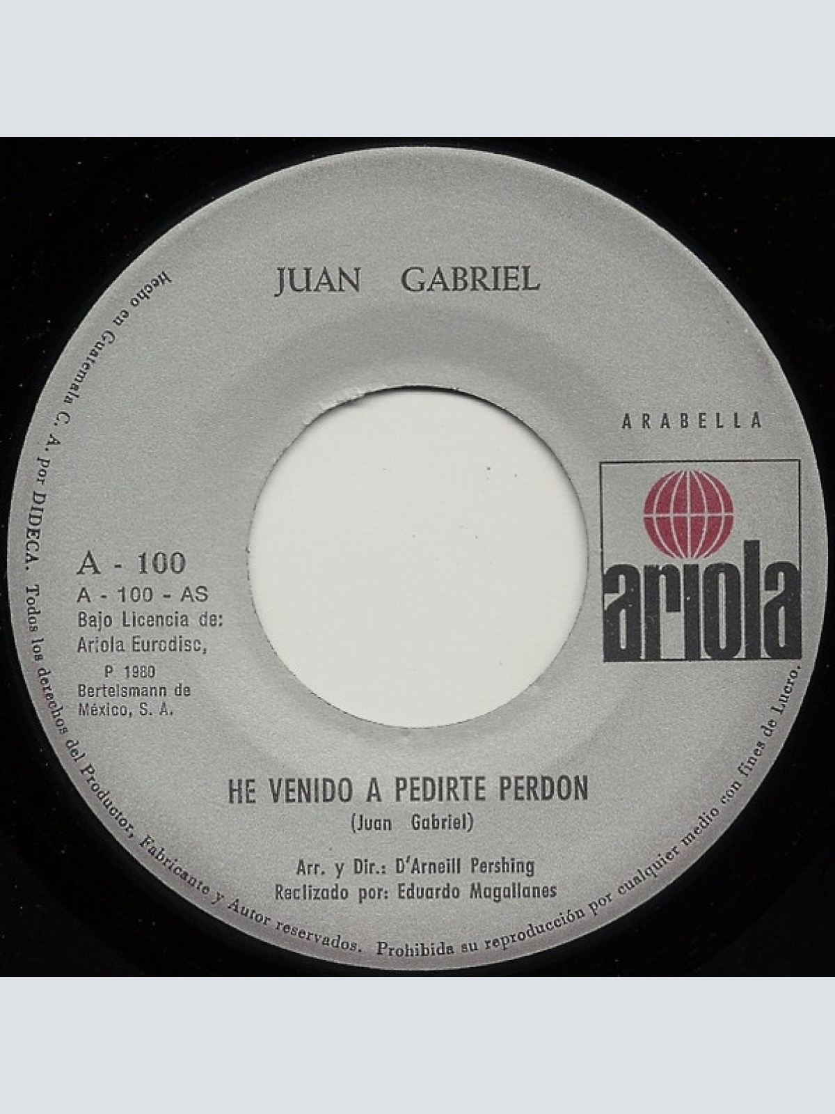 Vinyl / Juan Gabriel - He Venido A Pedirte Perdon / El Noa-Noa