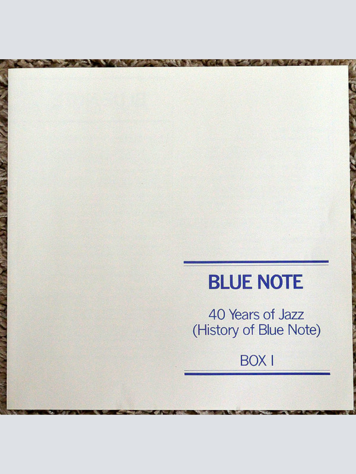 Vinyl / Various - The Best Of Blue Note - 40 Years Of Jazz - Box 1