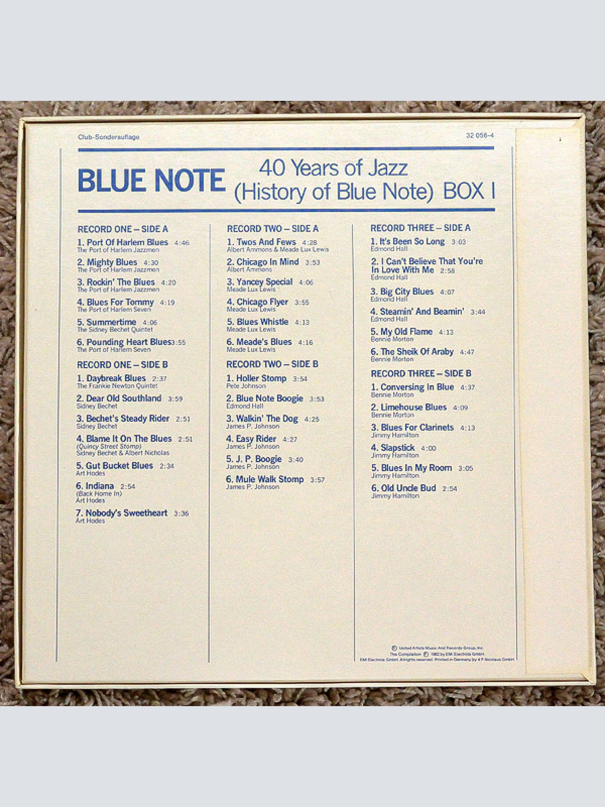 Vinyl / Various - The Best Of Blue Note - 40 Years Of Jazz - Box 1