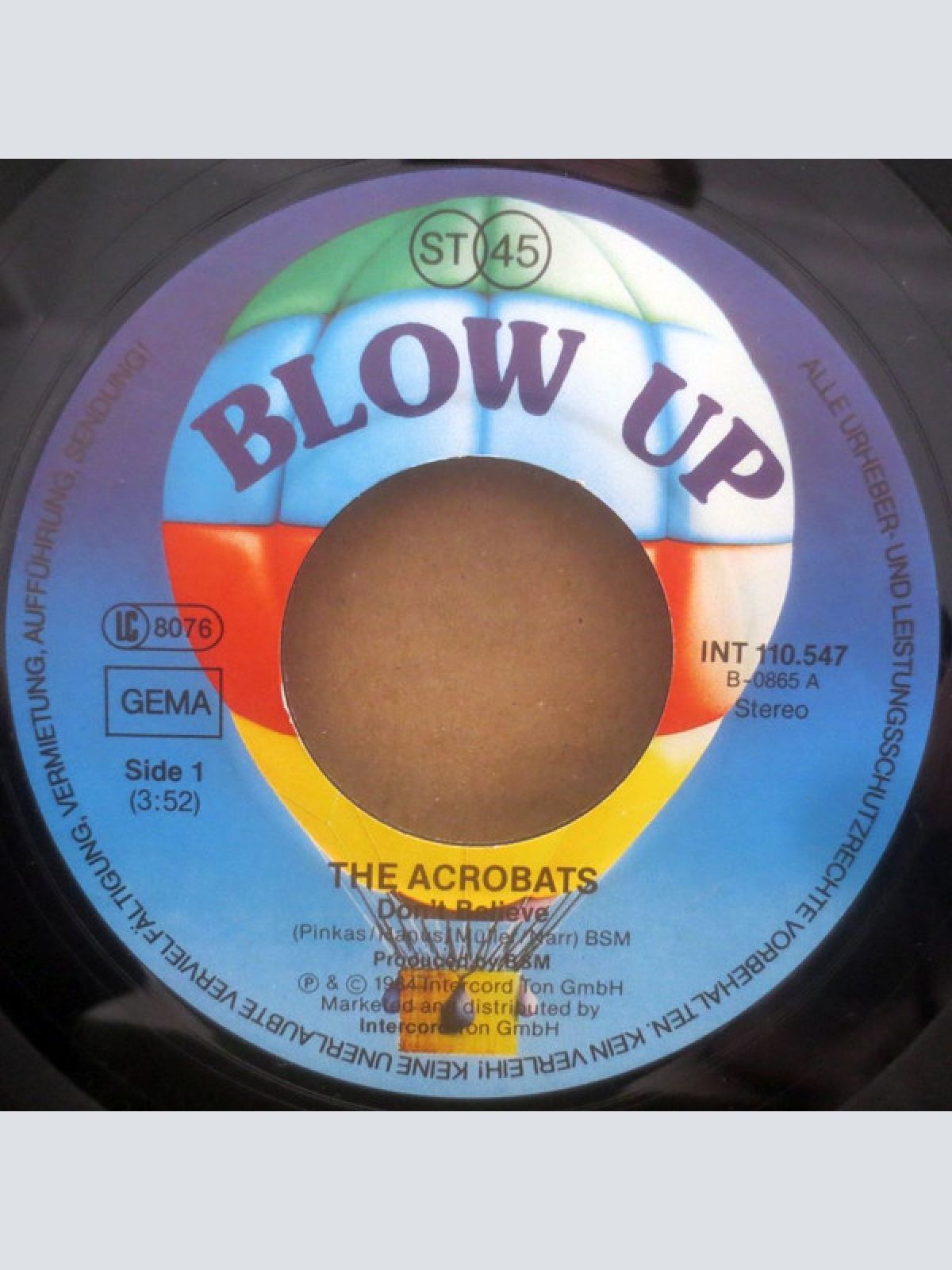 Vinyl / The Acrobats - Don't Believe