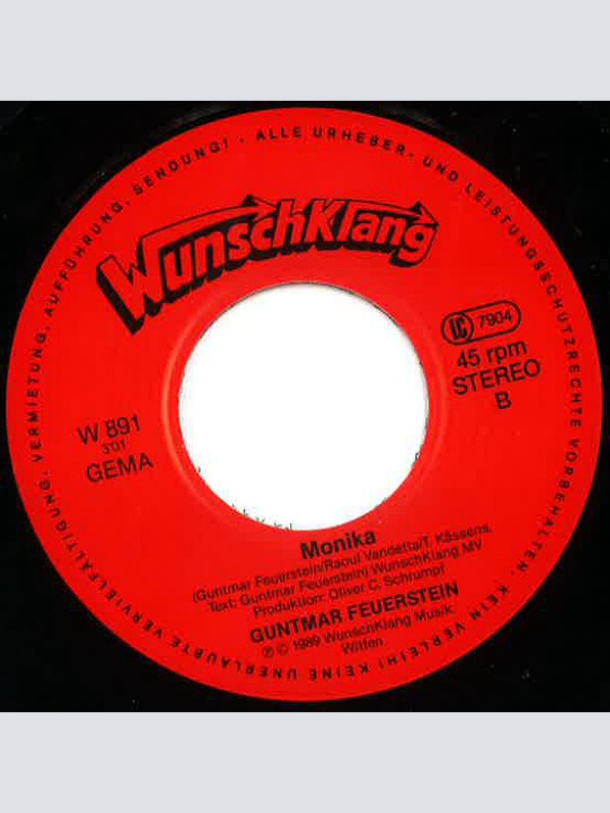 Vinyl / Guntmar Feuerstein - Guten Morgen (Monday, Monday)