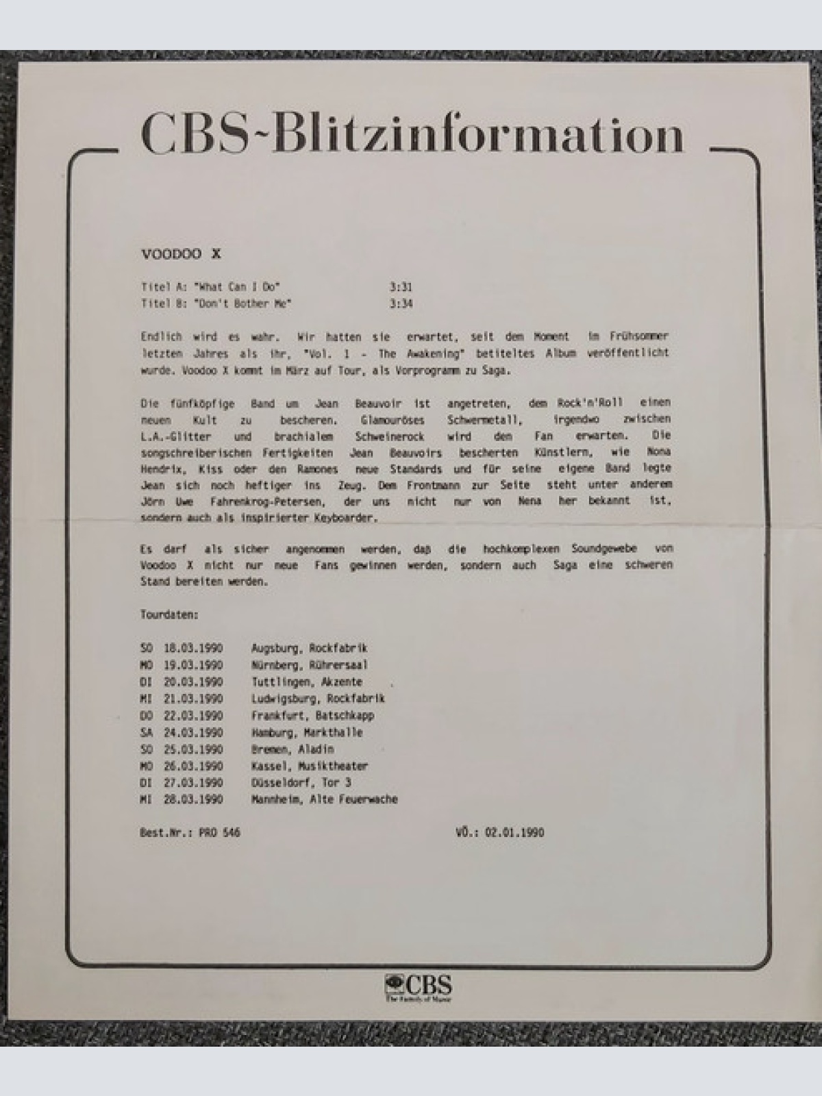 Vinyl / Voodoo X - What Can I Do