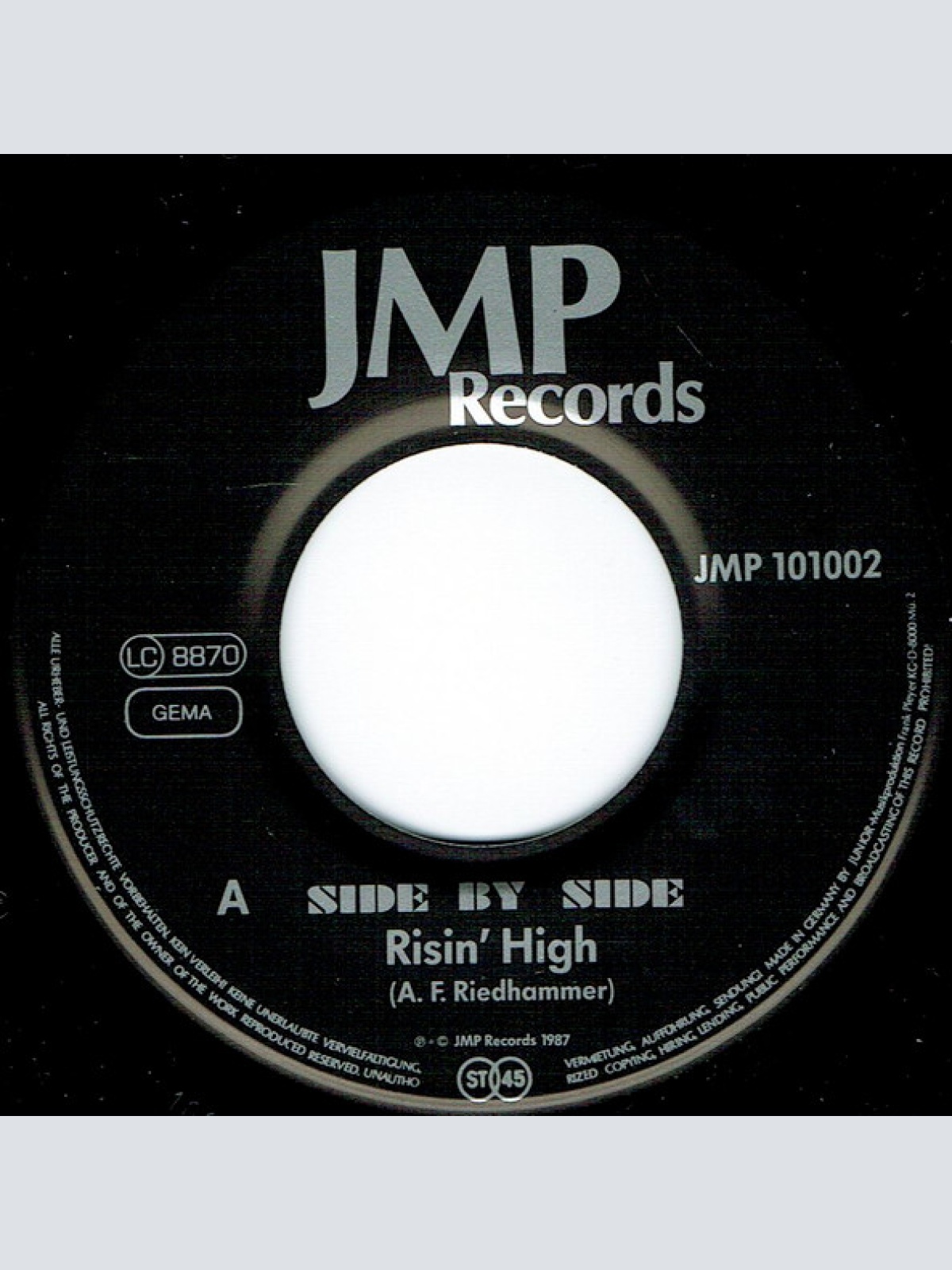 Vinyl / Side By Side (9) - Risin' High