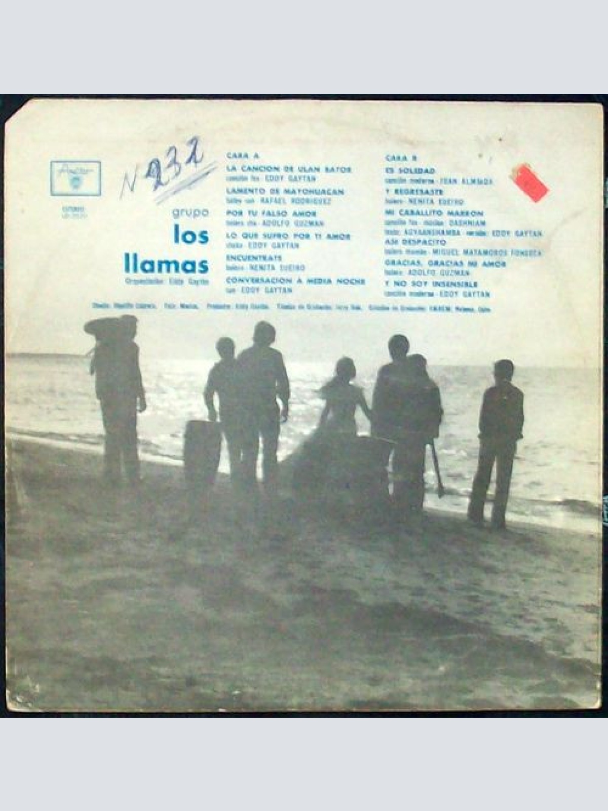 Vinyl / Los Llamas - Grupo Los Llamas