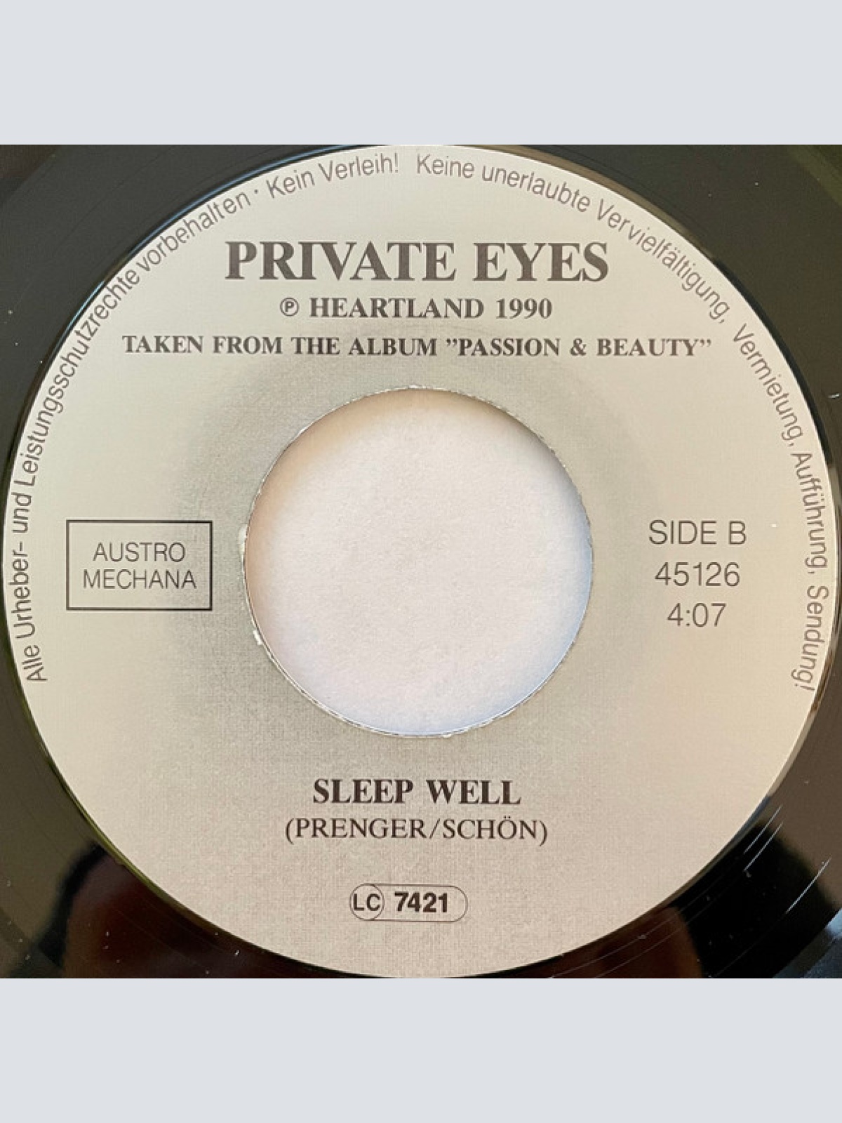 Vinyl / Private Eyes (3) - Lost In Your Face - Lost In Your Eyes