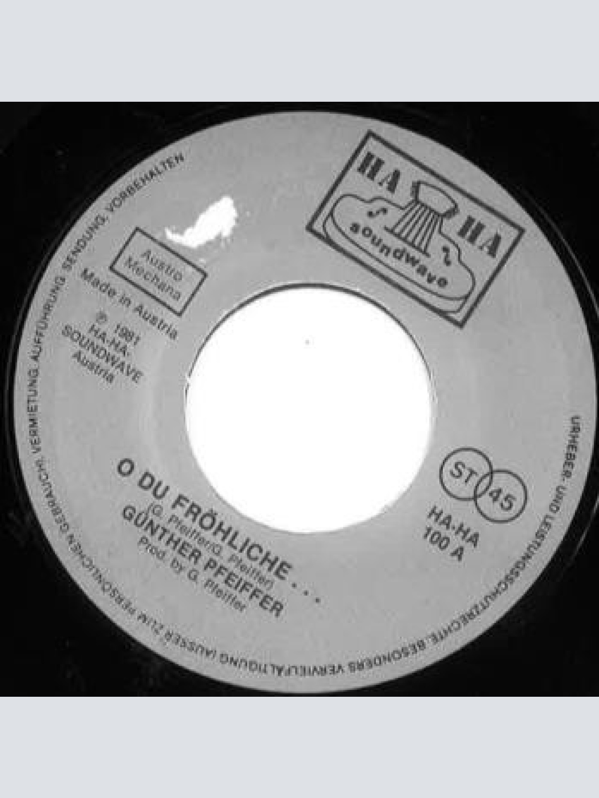 Vinyl / Günther Pfeiffer - O Du Fröhliche...