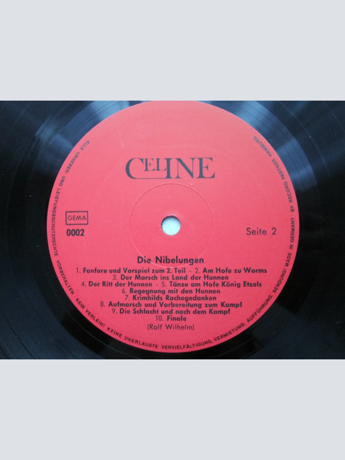 Vinyl / Rolf Wilhelm - Via Mala / Die Nibelungen