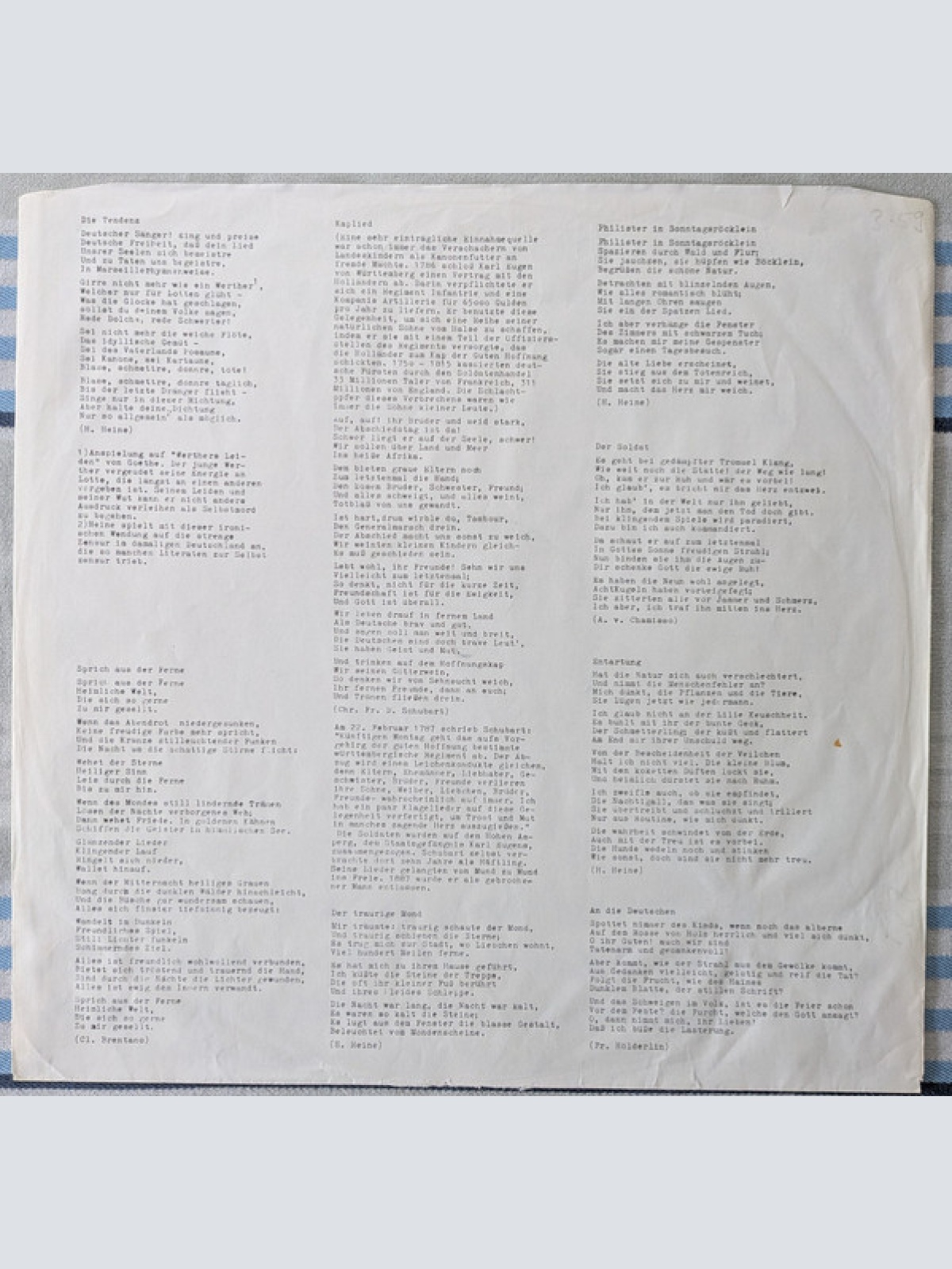 Vinyl / Wunderhorn - Von Flüchtenden Und Liebenden