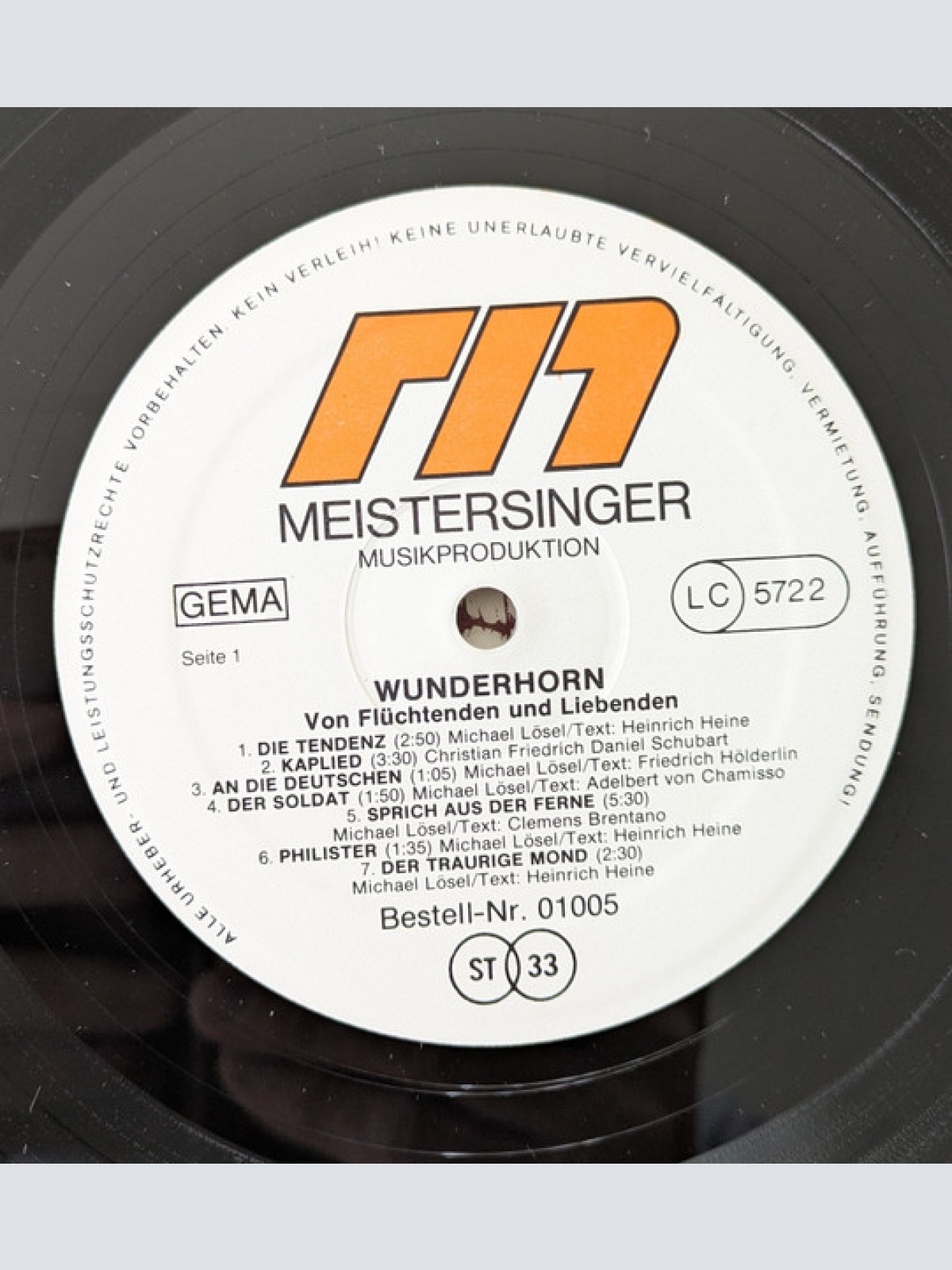 Vinyl / Wunderhorn - Von Flüchtenden Und Liebenden