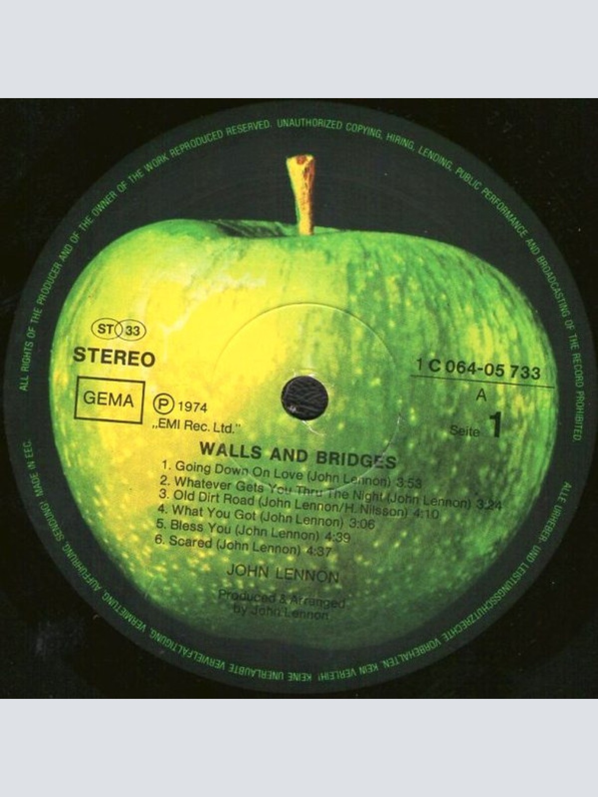 Vinyl / John Lennon - Walls And Bridges