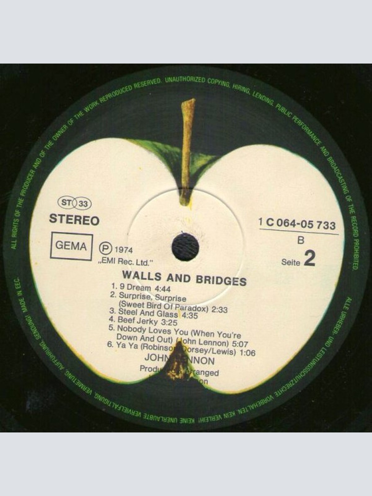 Vinyl / John Lennon - Walls And Bridges