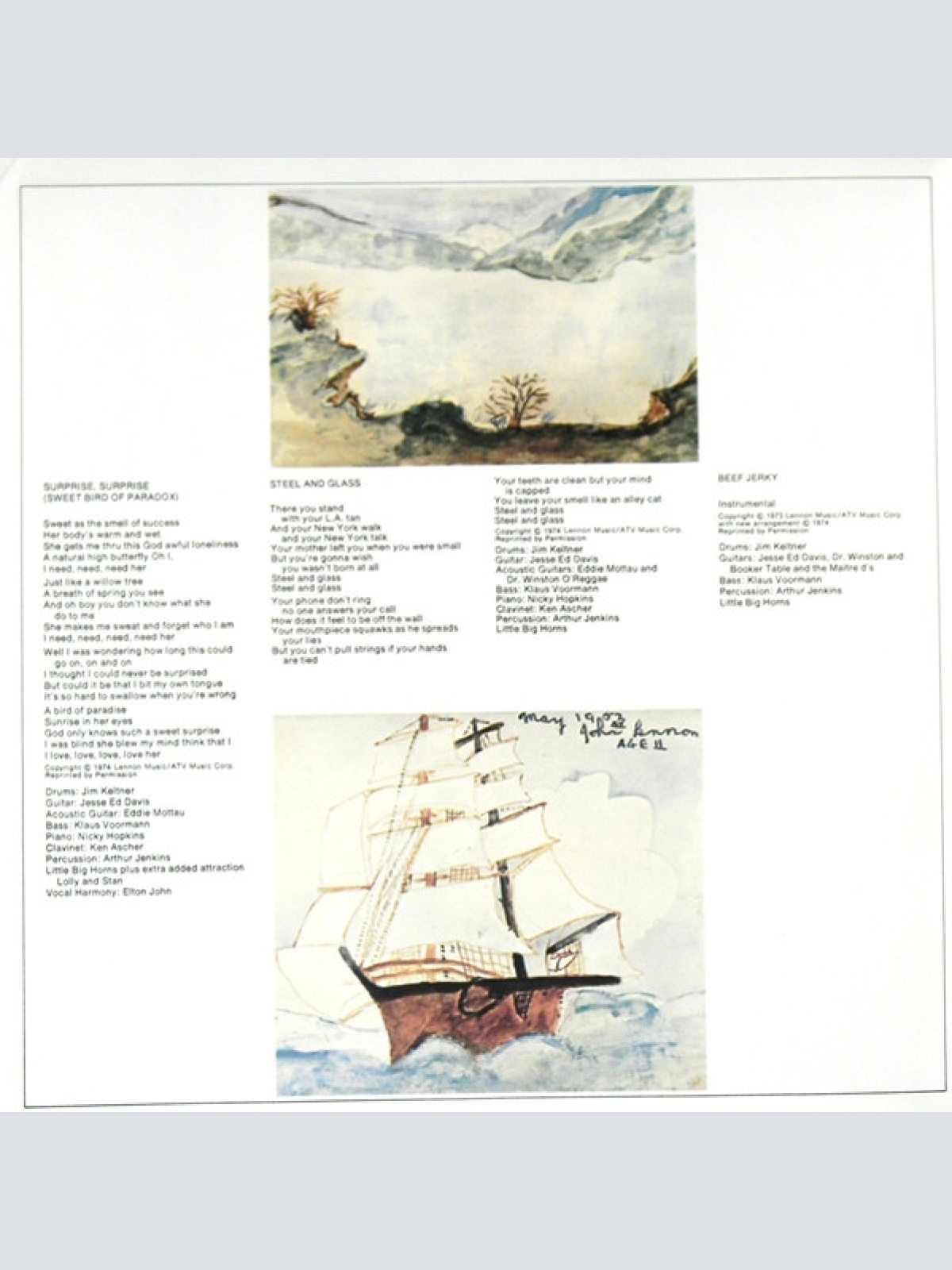 Vinyl / John Lennon - Walls And Bridges