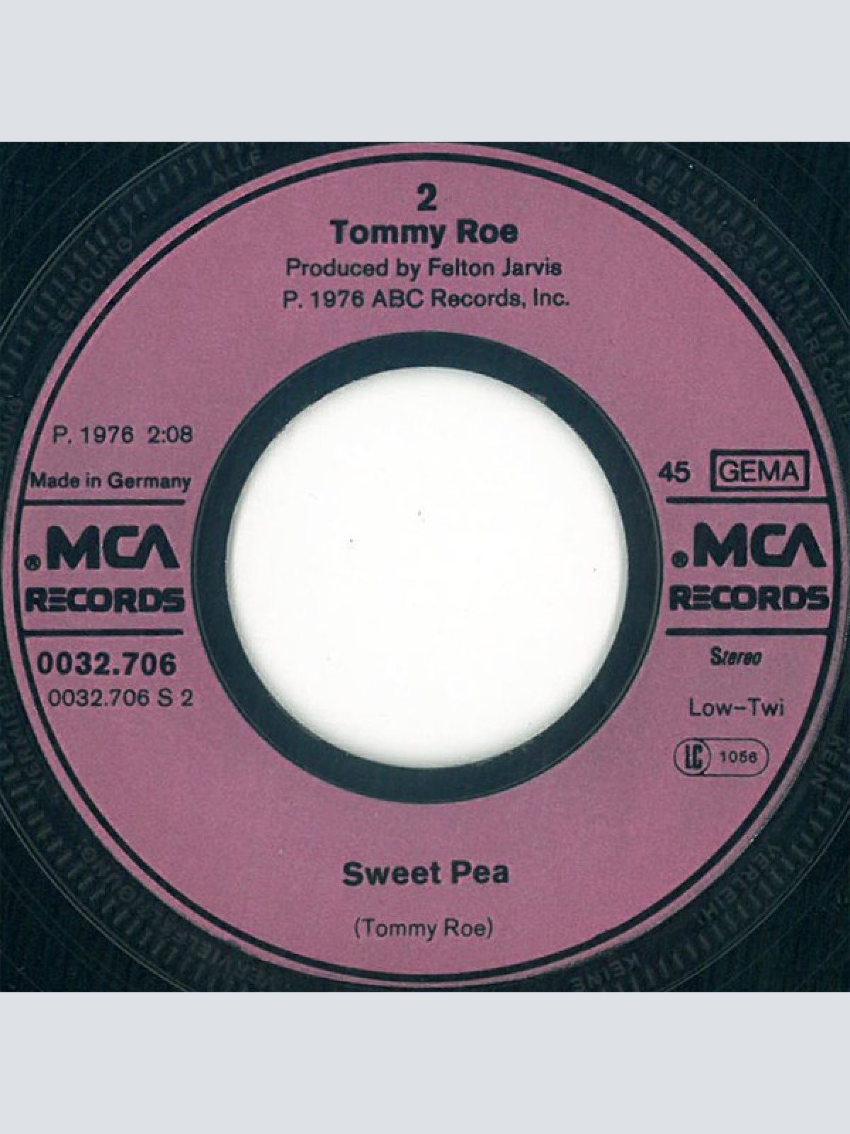 Vinyl / Tommy Roe - Sheila / Sweet Pea