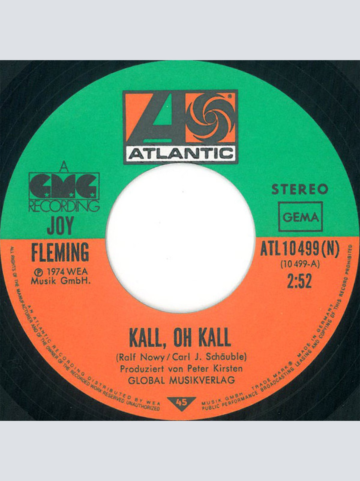 Vinyl / Joy Fleming - Kall, Oh Kall