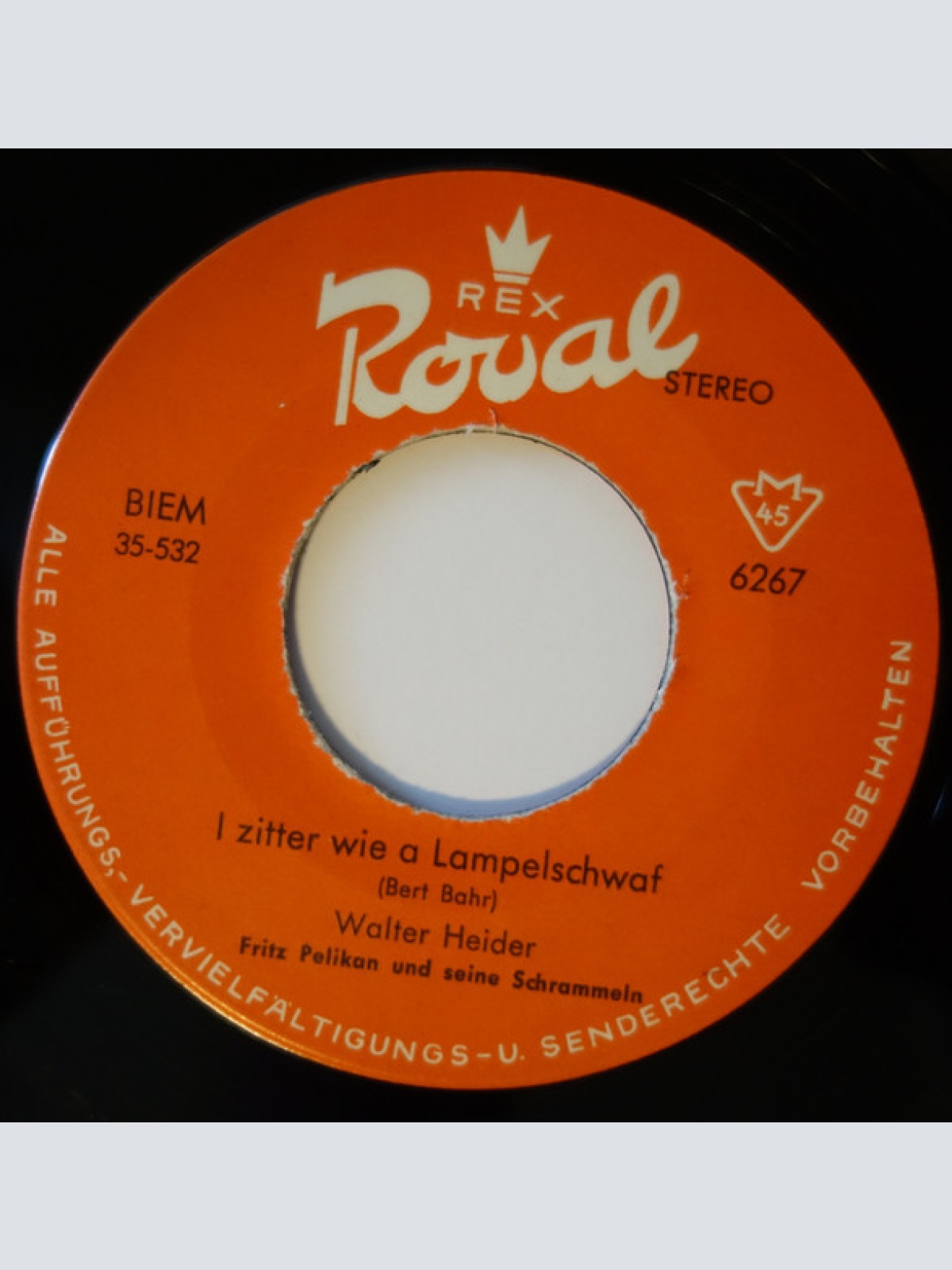 Vinyl / Walter Heider, Fritz Pelikan Und Seine Schrammeln - A Peitsch'n Ohne Roß