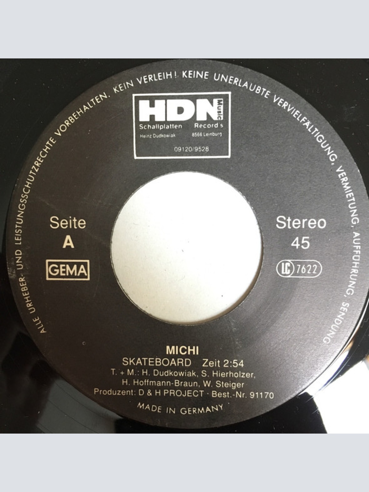 Vinyl / Michi (51) - Skateboard / Wenn Die Sehnsucht Stärker Wird