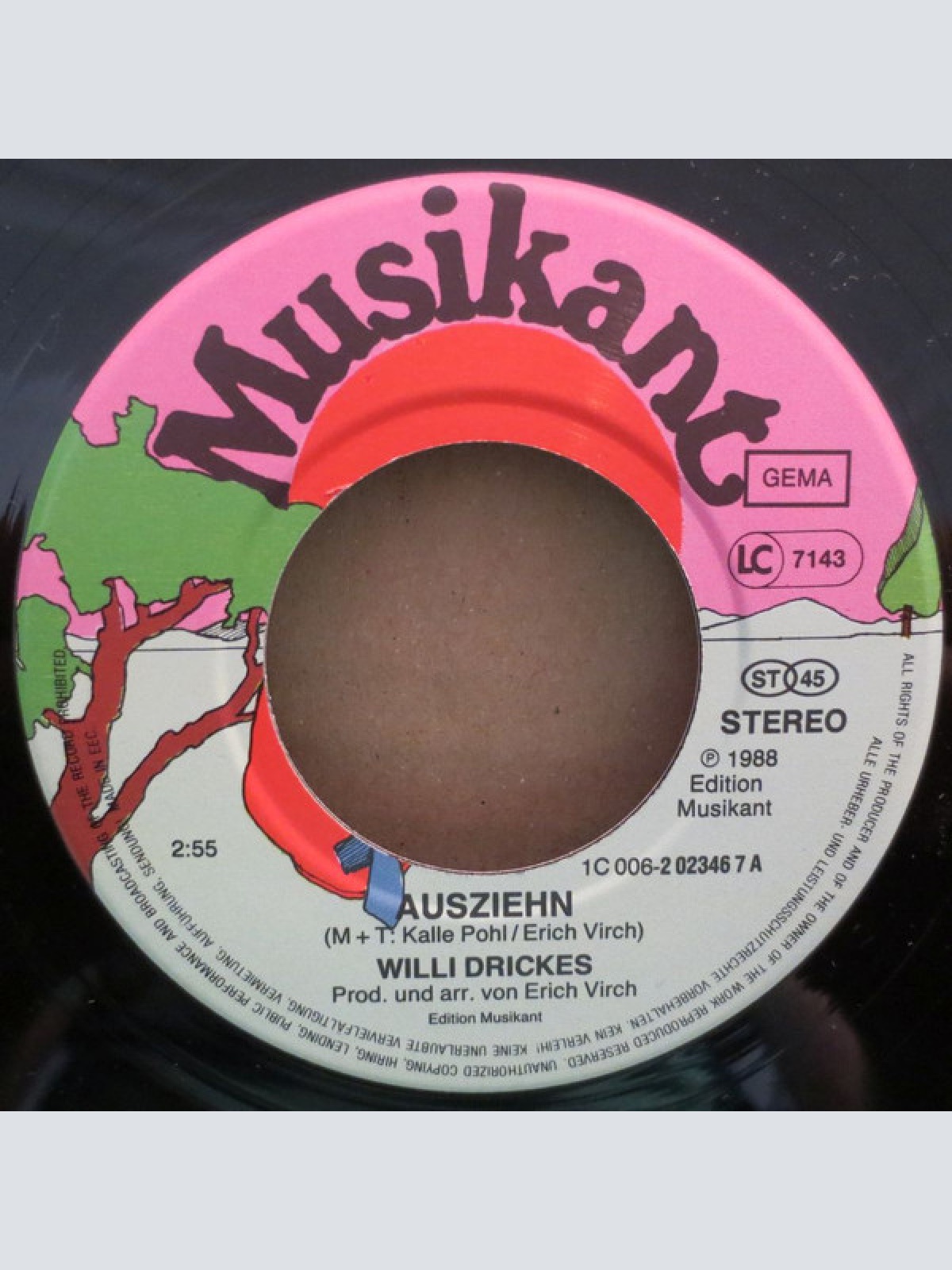 Vinyl / Willi Drickes - Ausziehn